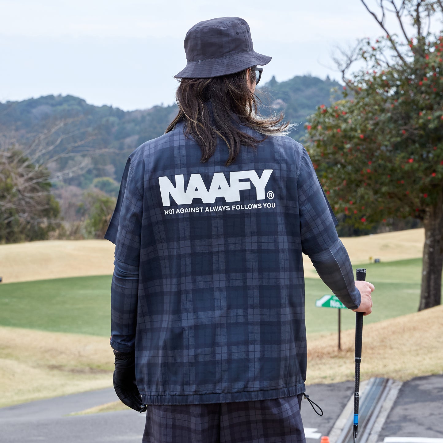PLAID S/S PISTE HALF ZIP 2