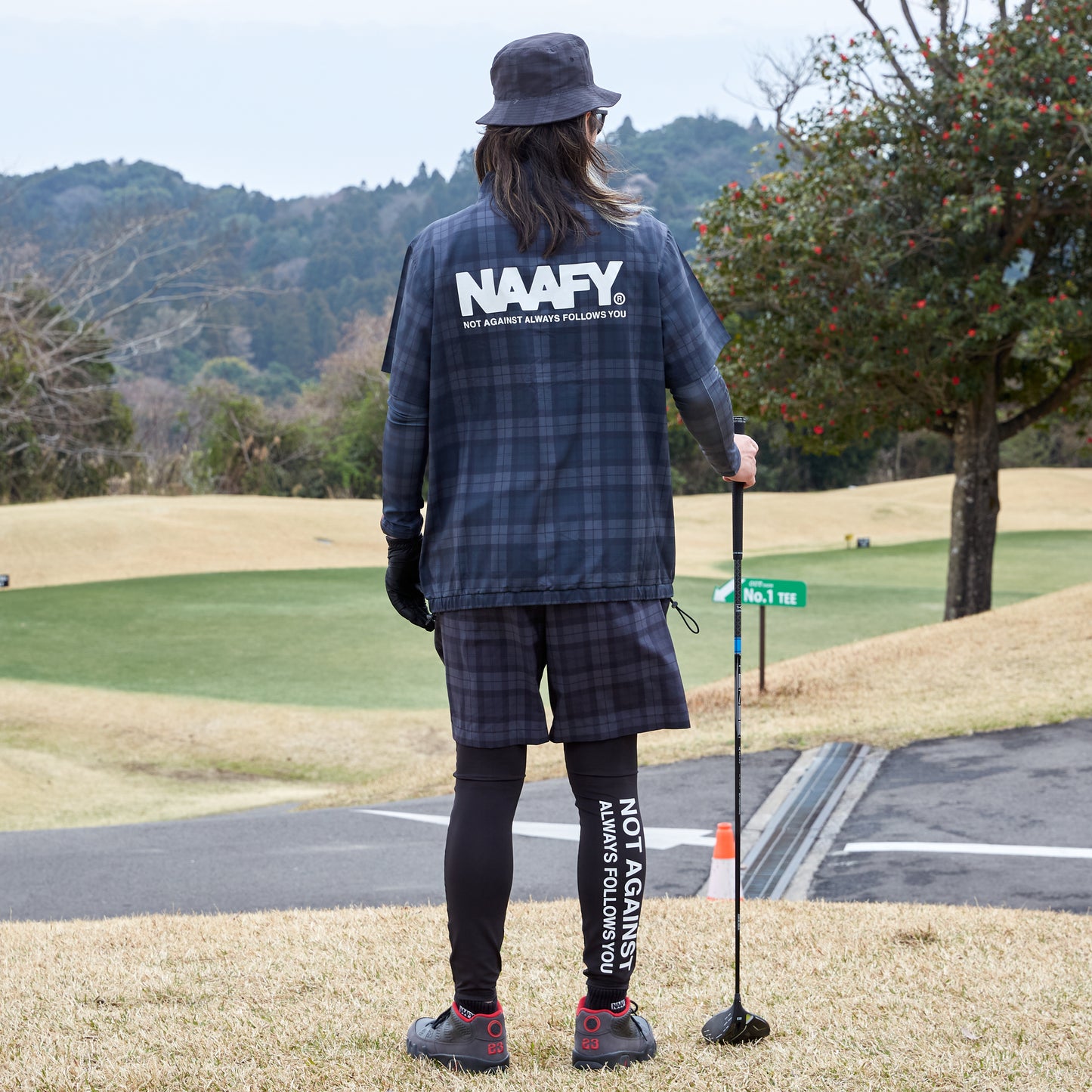 PLAID S/S PISTE HALF ZIP 2