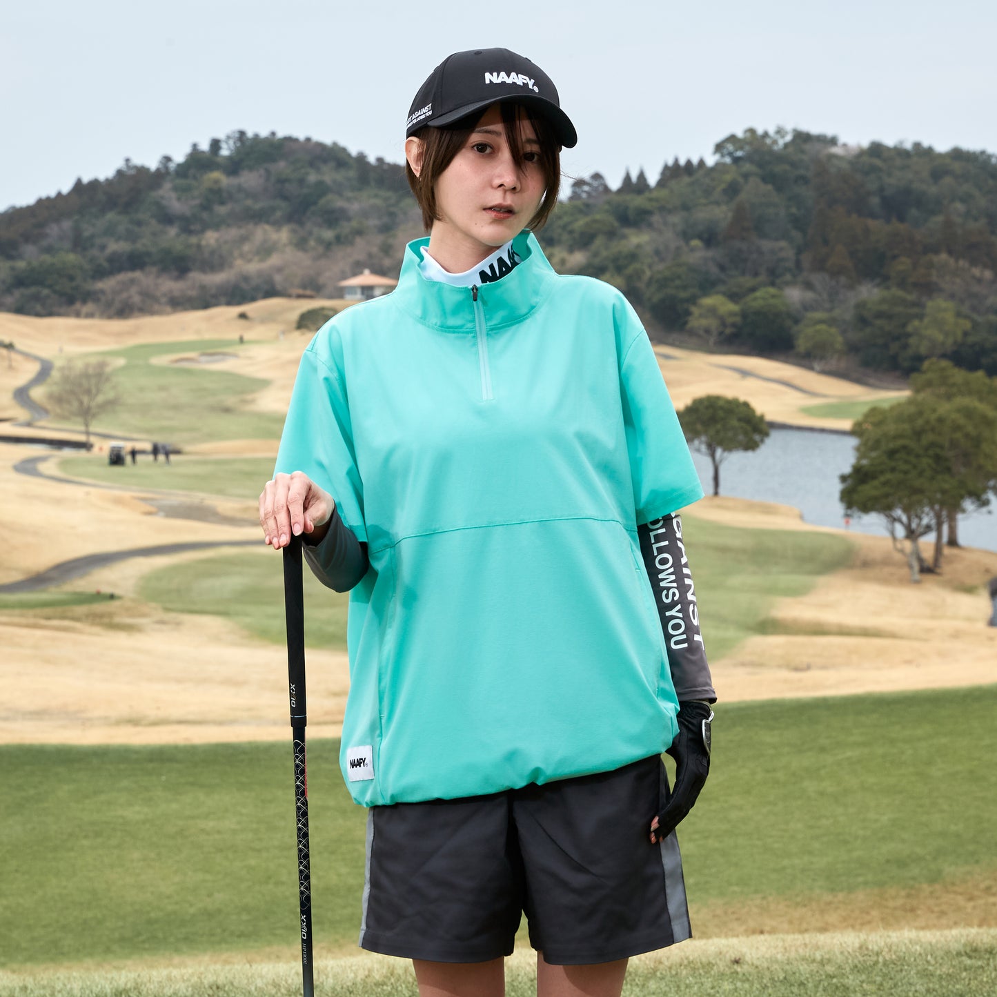 S/S PISTE HALF ZIP - MINT