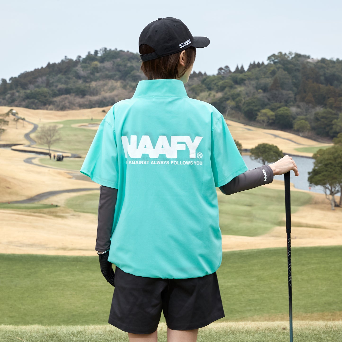 S/S PISTE HALF ZIP - MINT