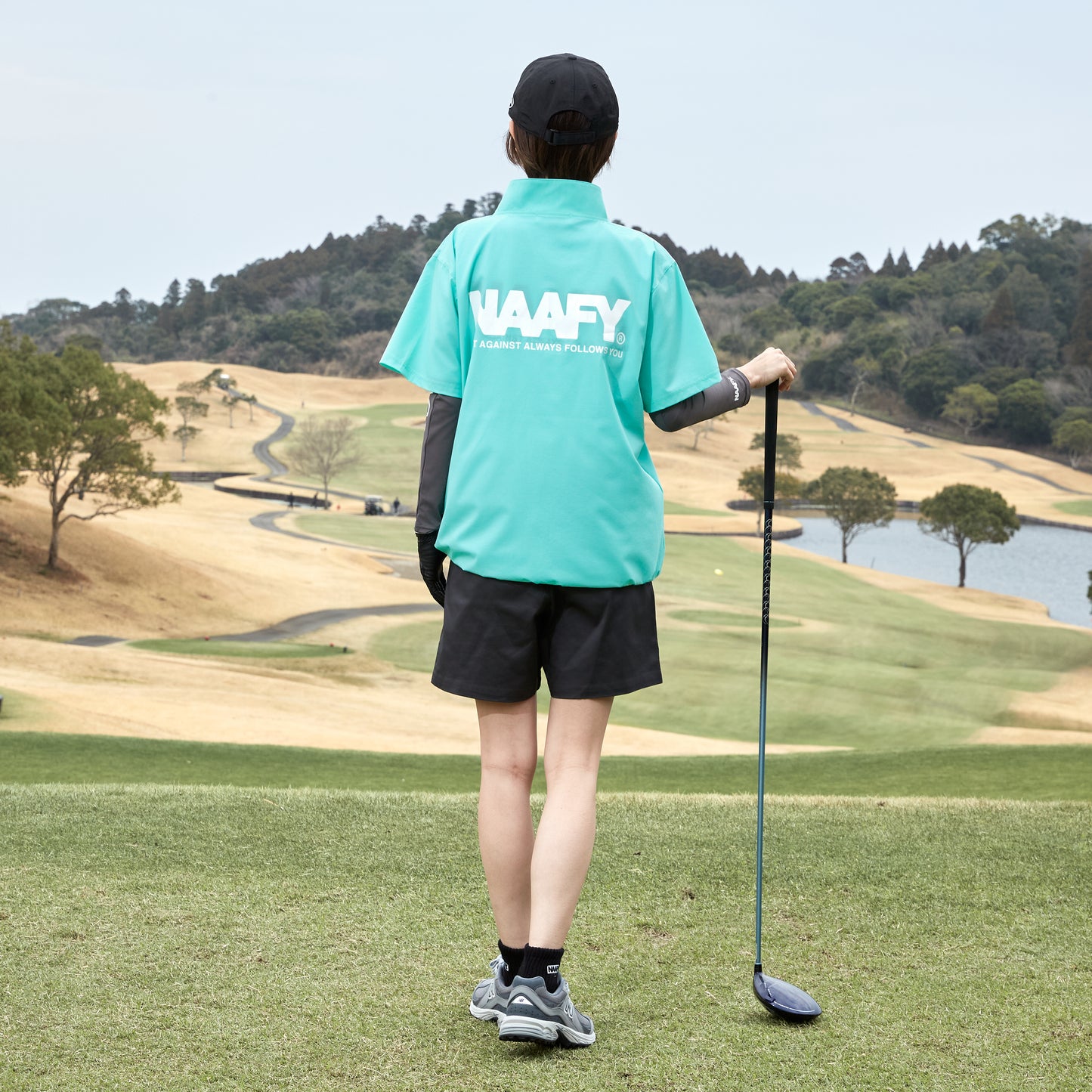 S/S PISTE HALF ZIP - MINT