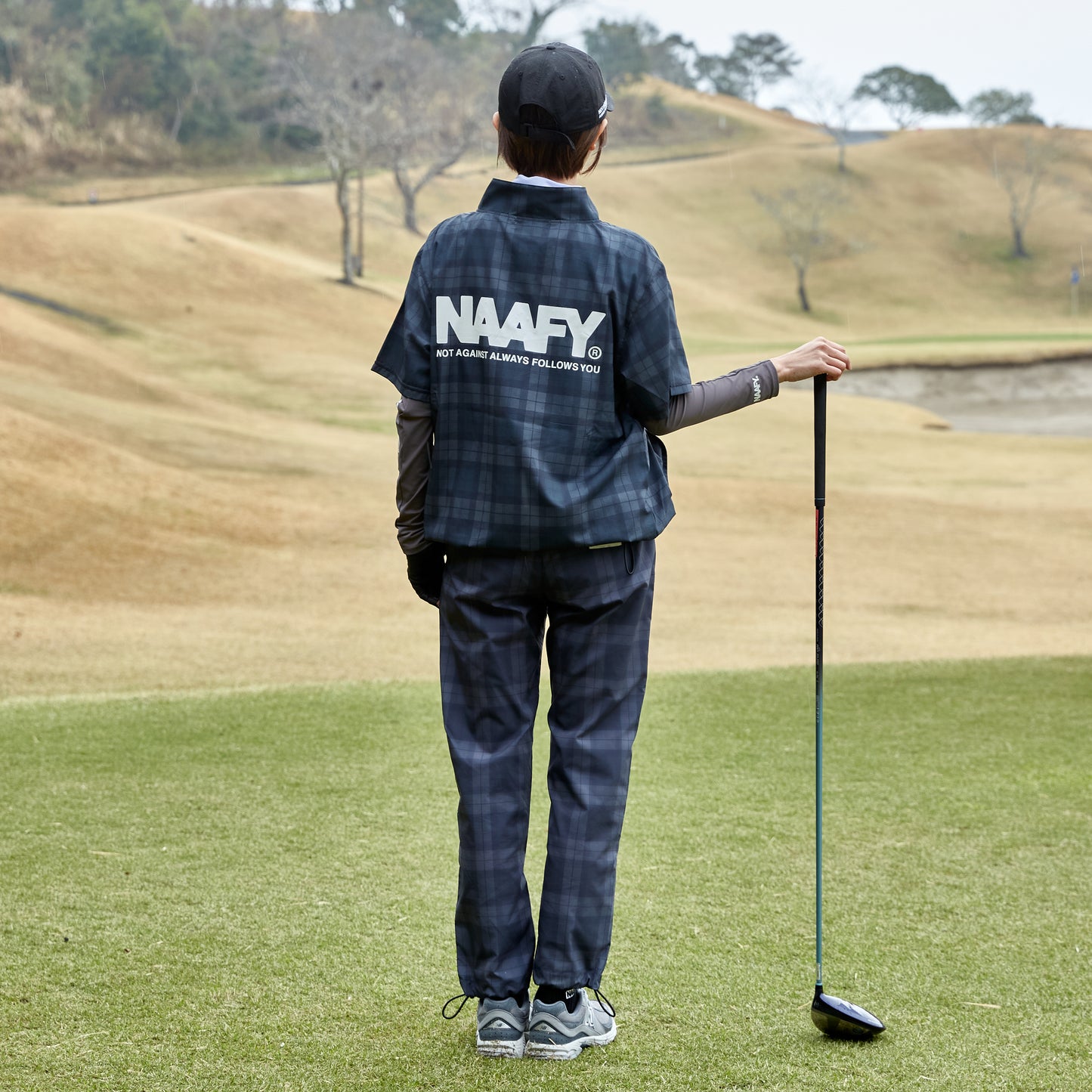 PLAID S/S PISTE HALF ZIP 2