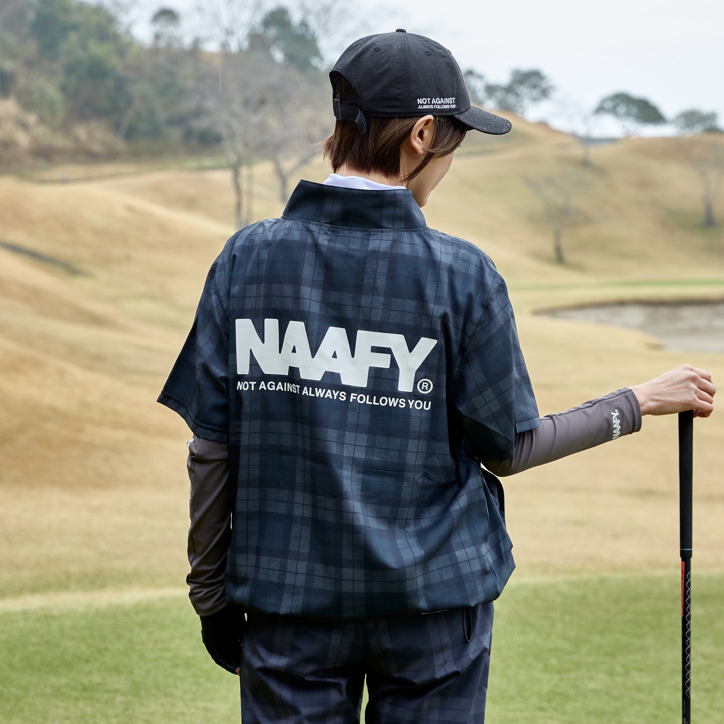 PLAID S/S PISTE HALF ZIP 2