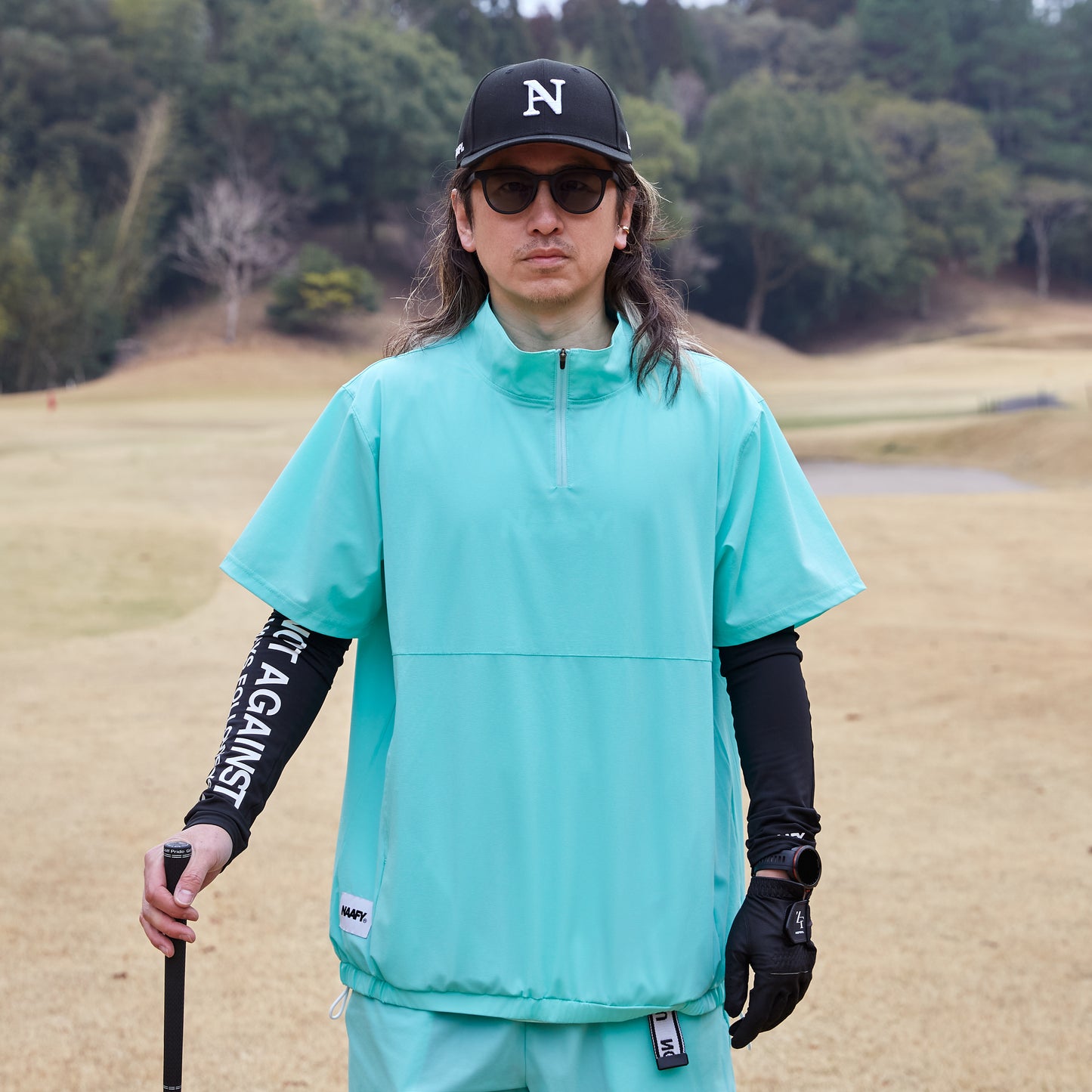 S/S PISTE HALF ZIP - MINT