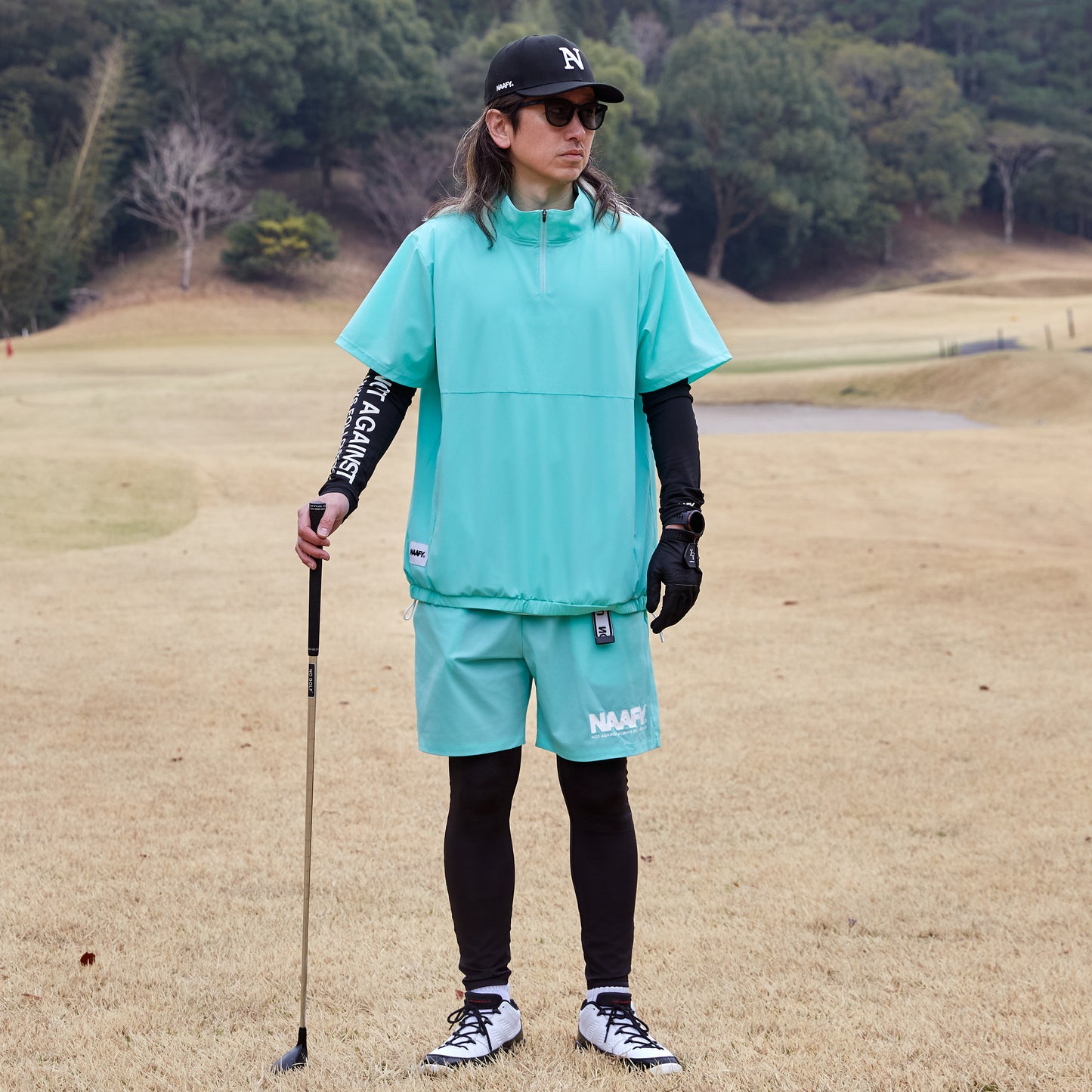 S/S PISTE HALF ZIP - MINT