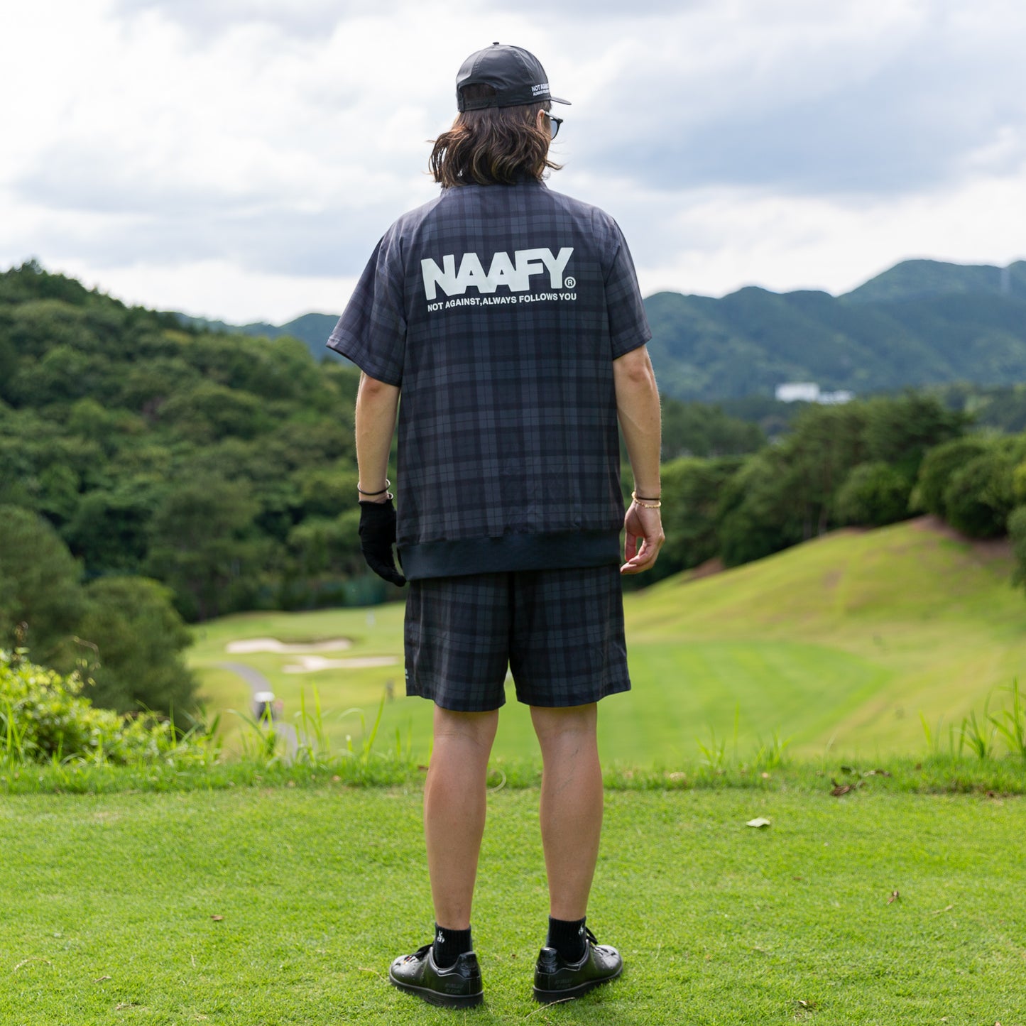PLAID S/S PISTE HALF ZIP