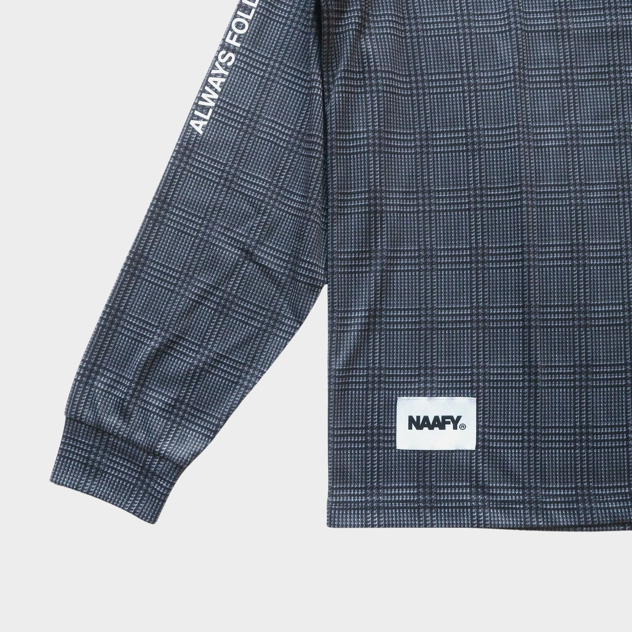 GLEN CHECK L/S MOCKNECK