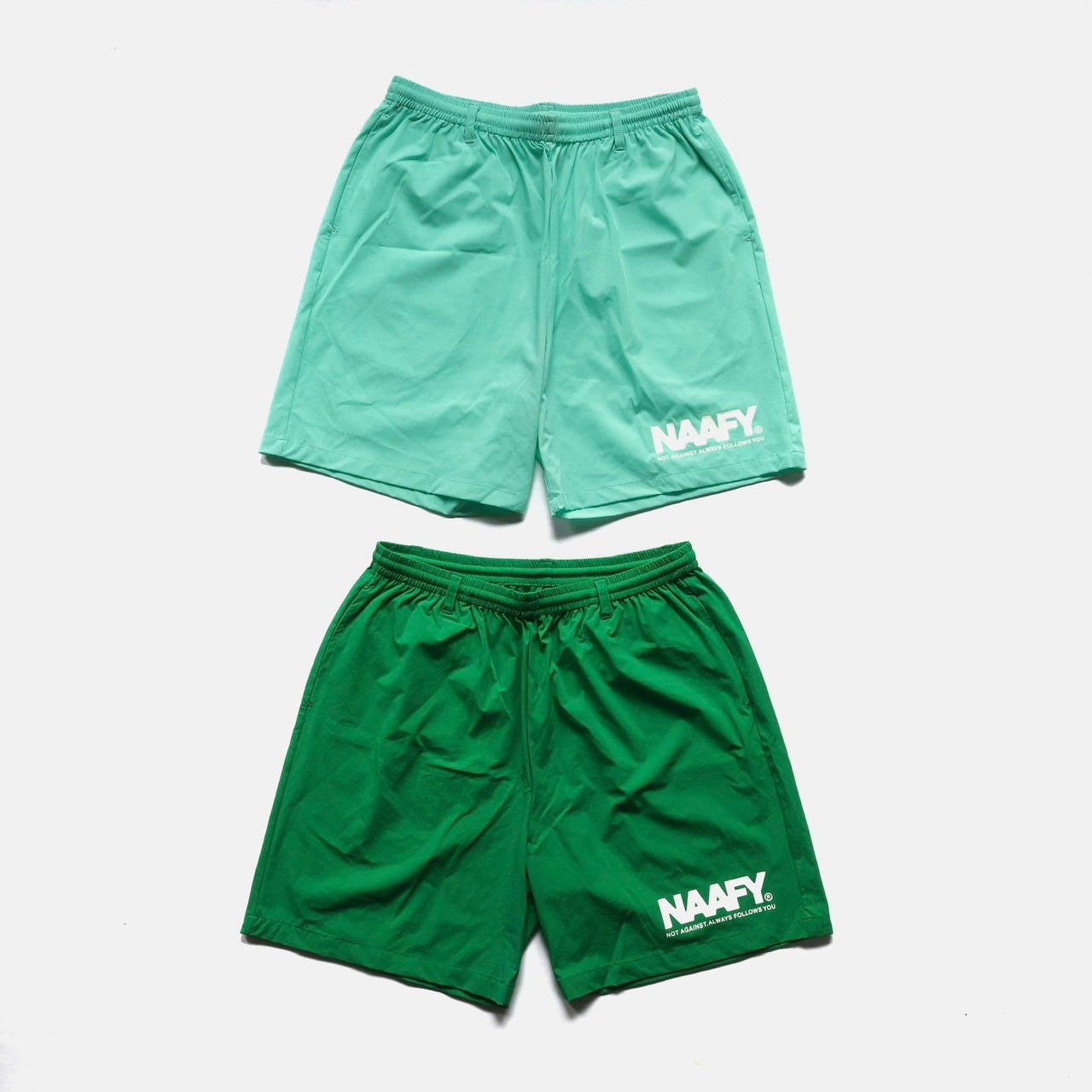 NYLON SHORTS 2 - GREEN