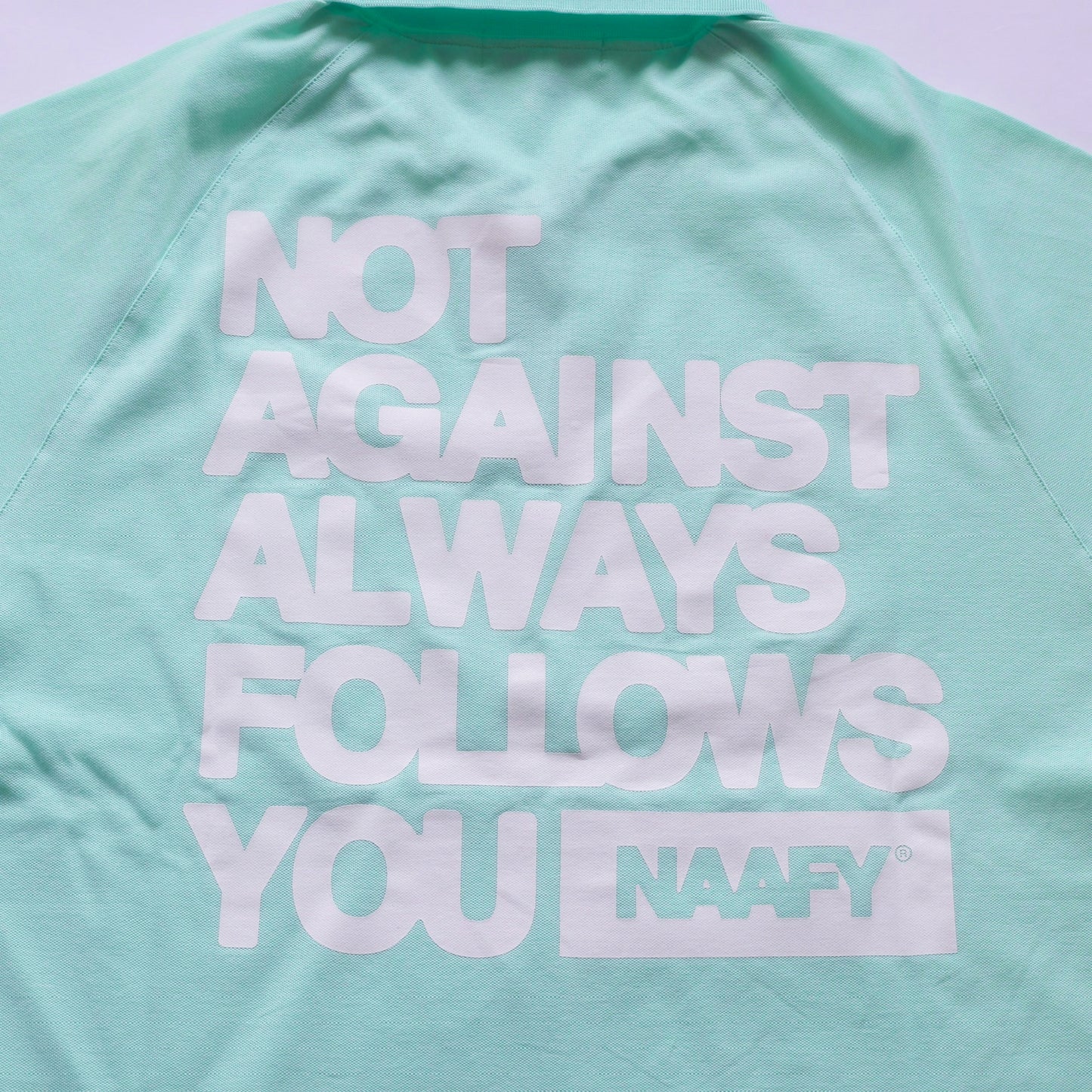S/S POLO HALF ZIP - MINT