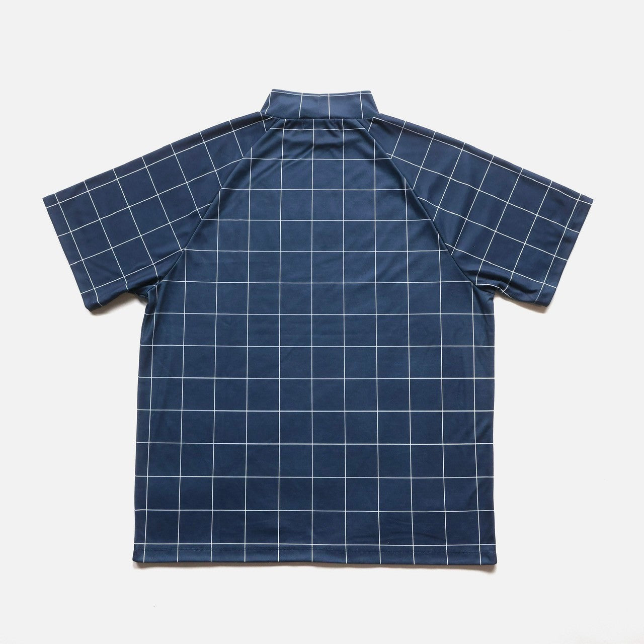 WINDOWPANE CHECK S/S MOCKNECK