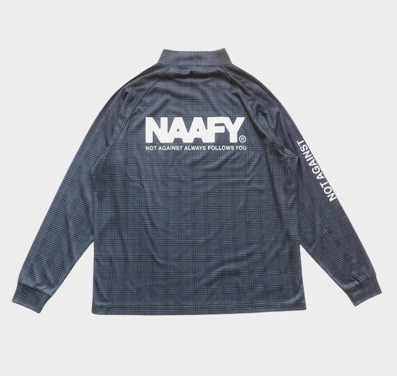 GLEN CHECK L/S MOCKNECK