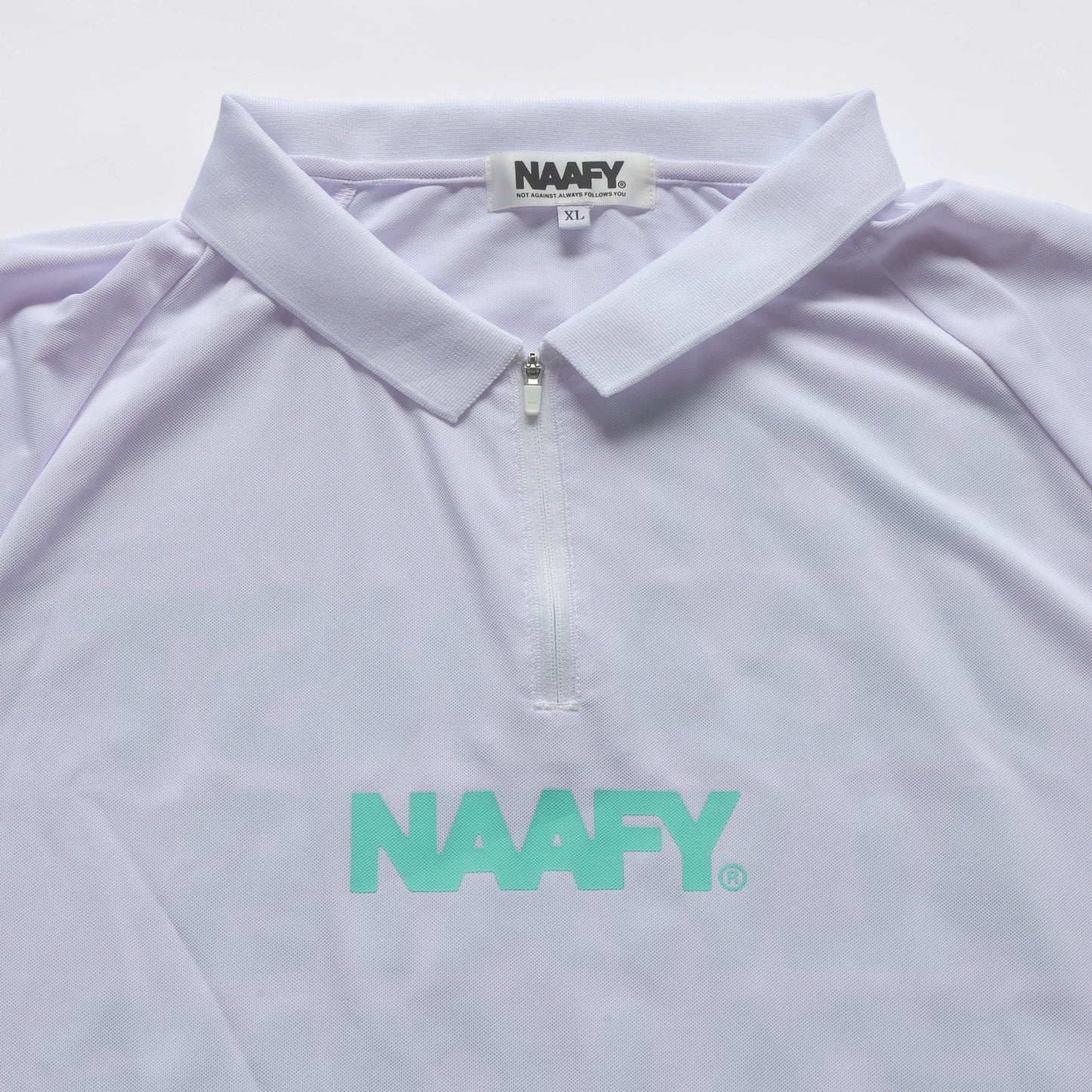 S/S POLO HALF ZIP - GREEN