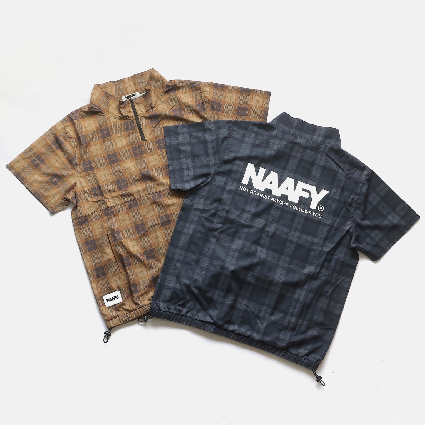 PLAID S/S PISTE HALF ZIP 2