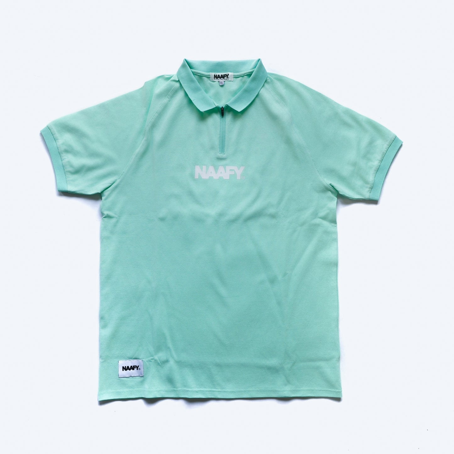 S/S POLO HALF ZIP - MINT