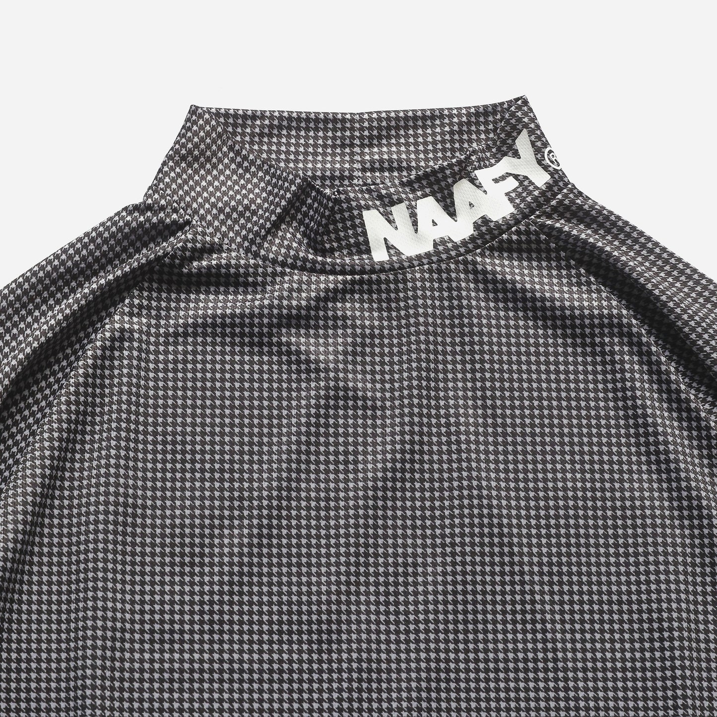 Houndstooth L/S MOCKNECK