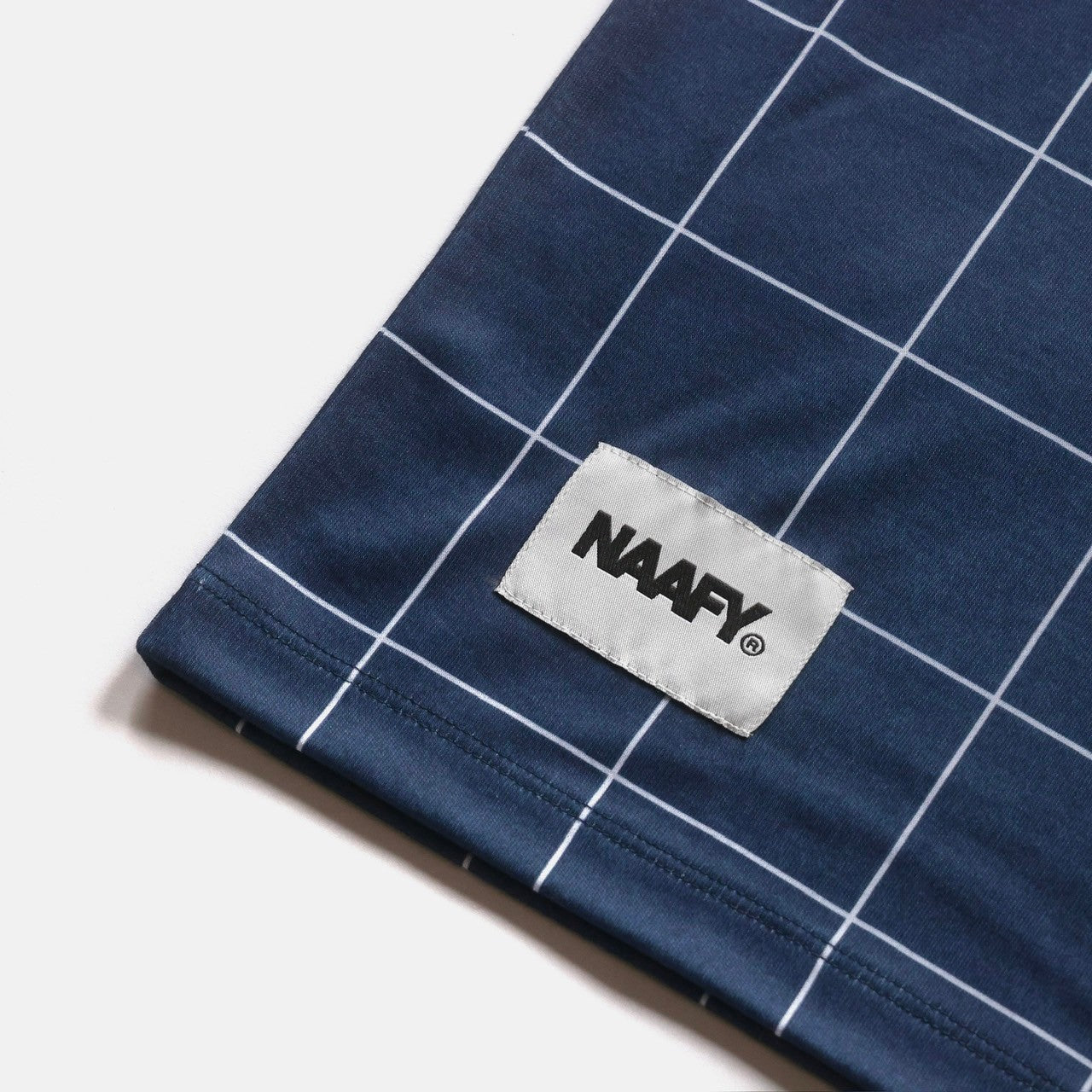 WINDOWPANE CHECK S/S MOCKNECK