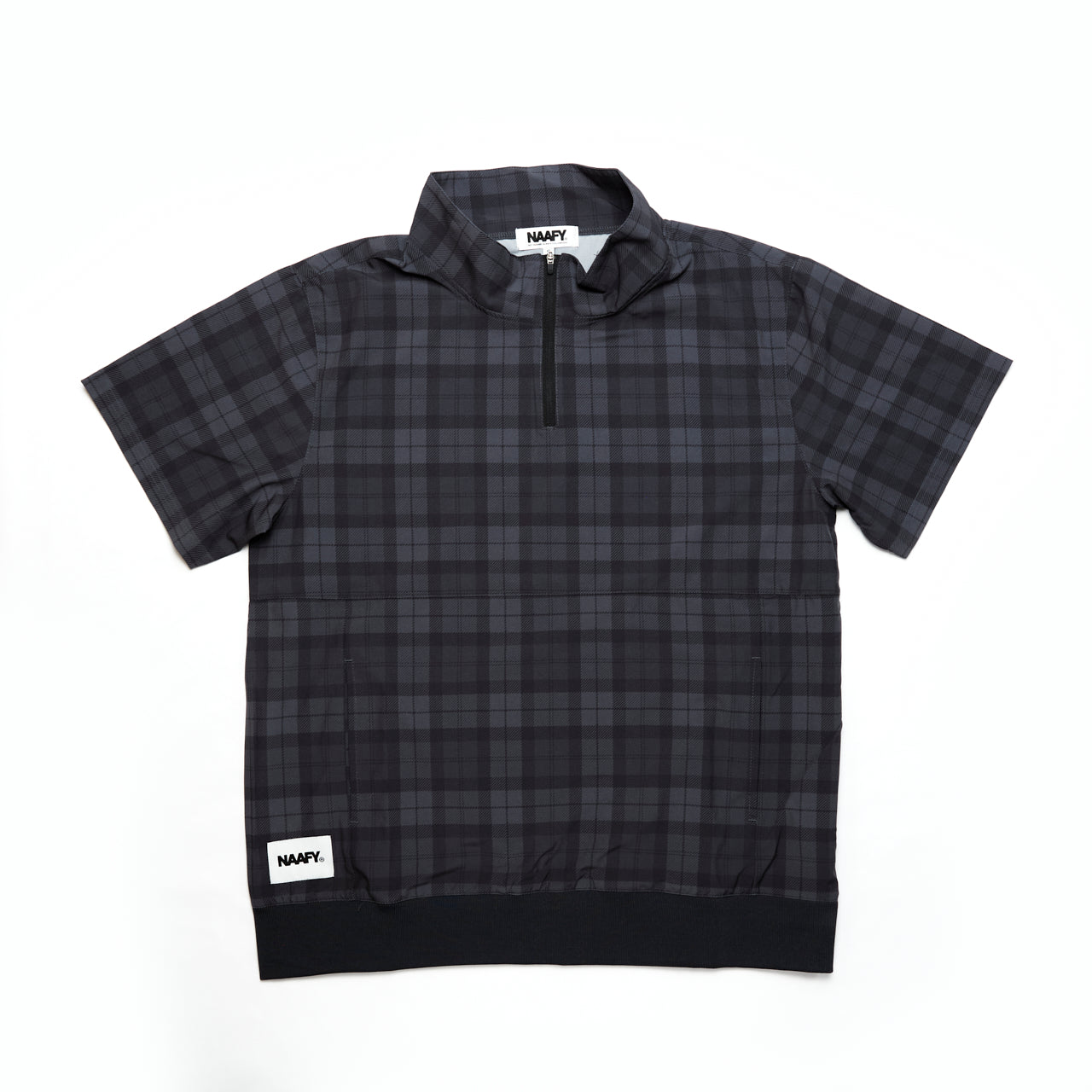 PLAID S/S PISTE HALF ZIP