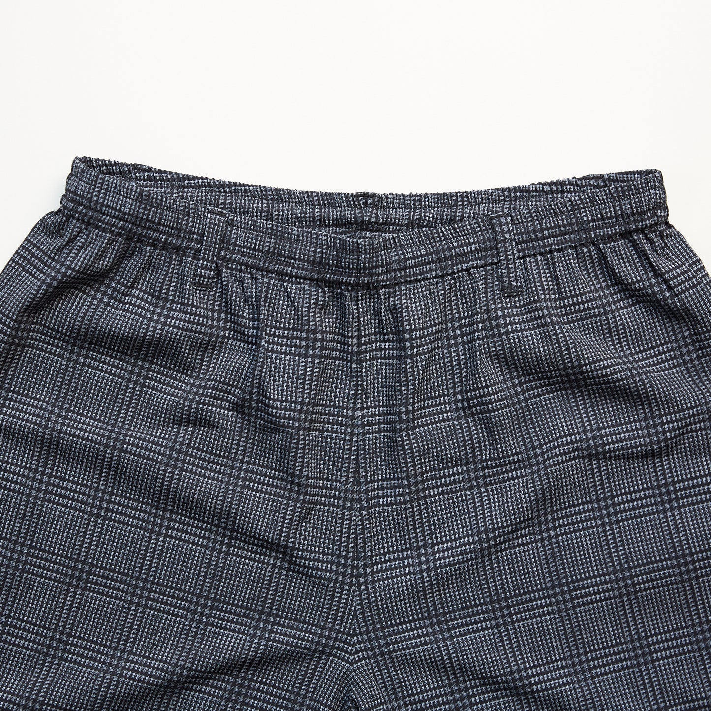 GLEN CHECK NYLON SHORTS