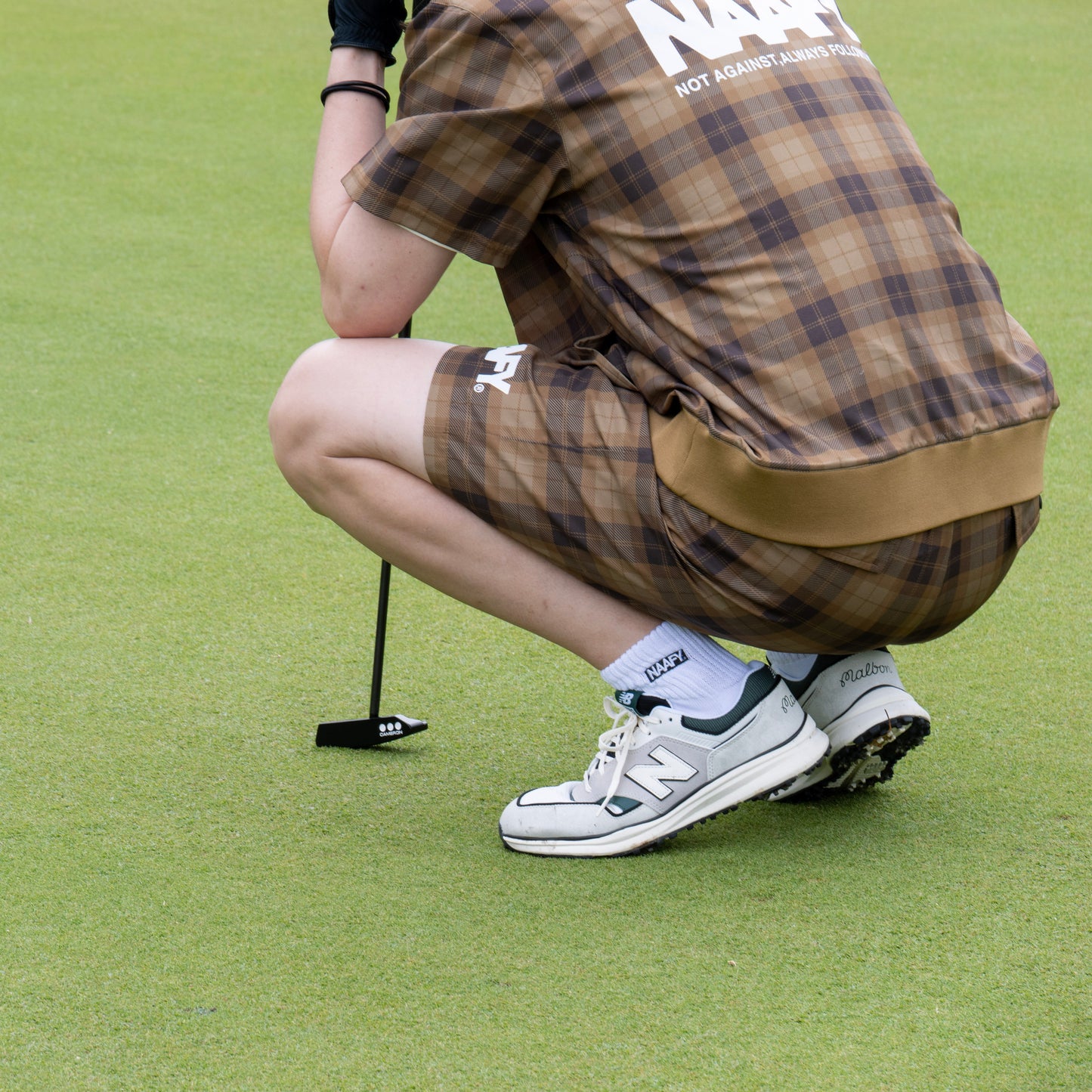 PLAID S/S PISTE HALF ZIP