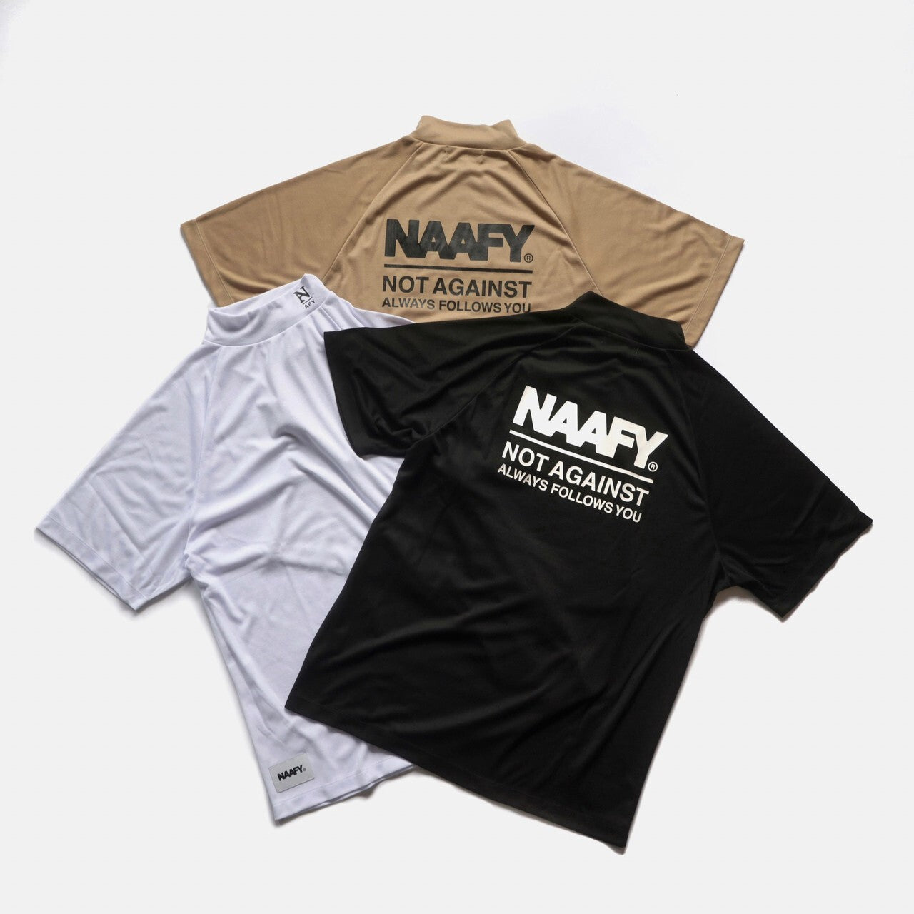"NAFY" S/S MOCKNECK