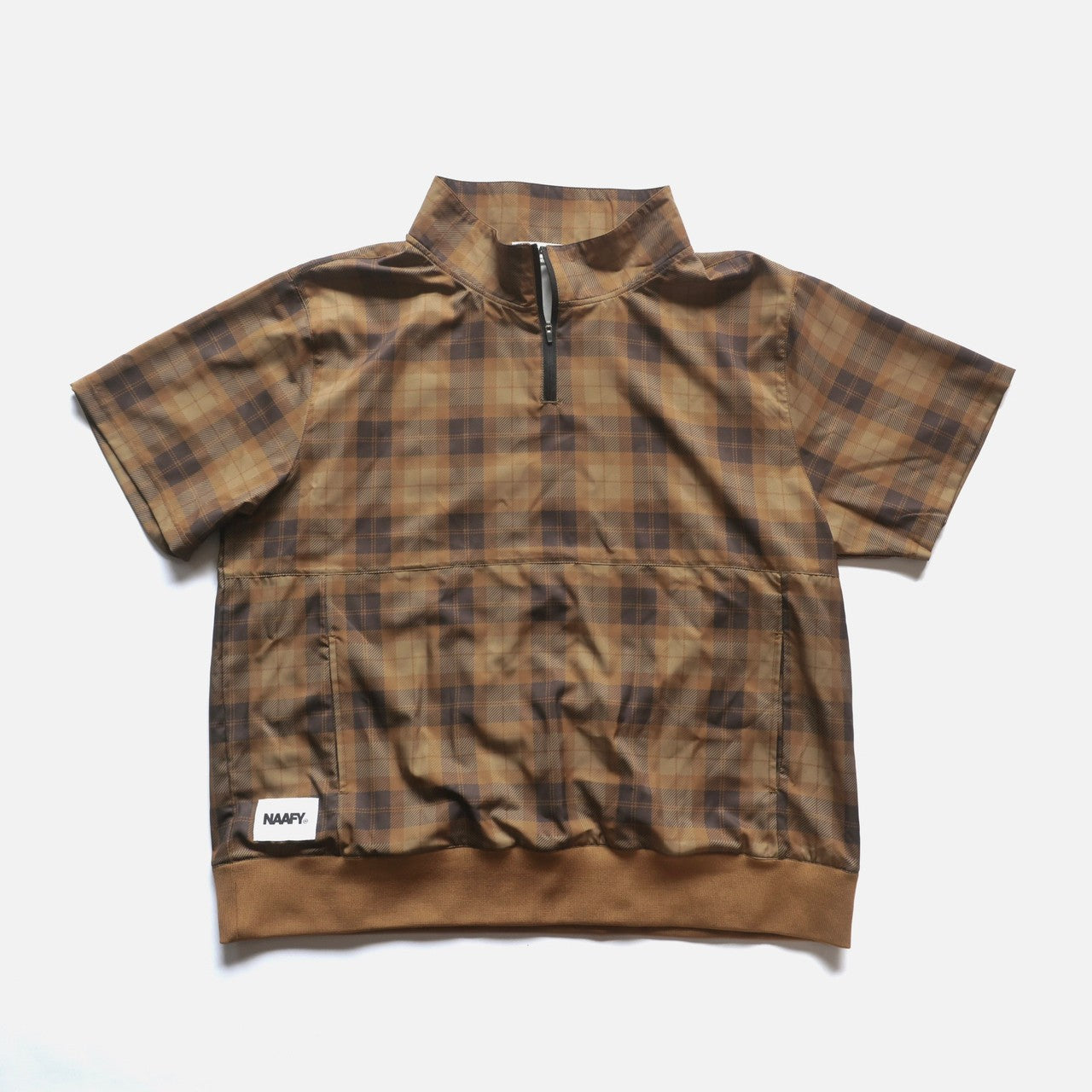 PLAID S/S PISTE HALF ZIP