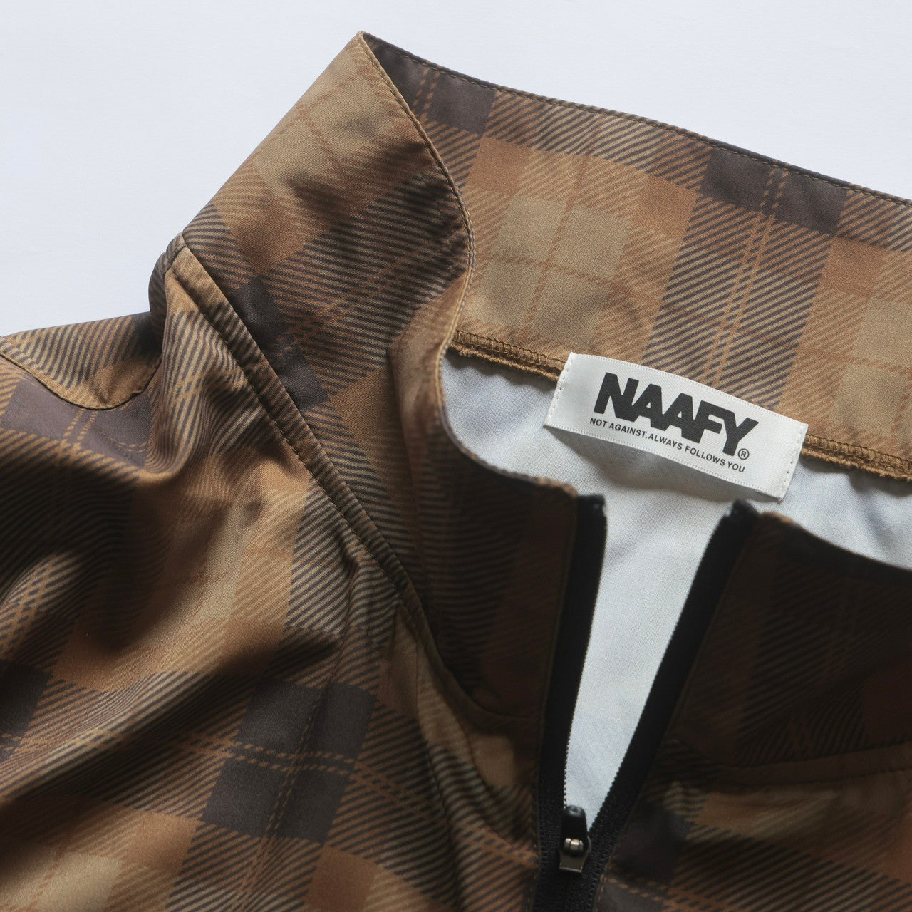 PLAID S/S PISTE HALF ZIP