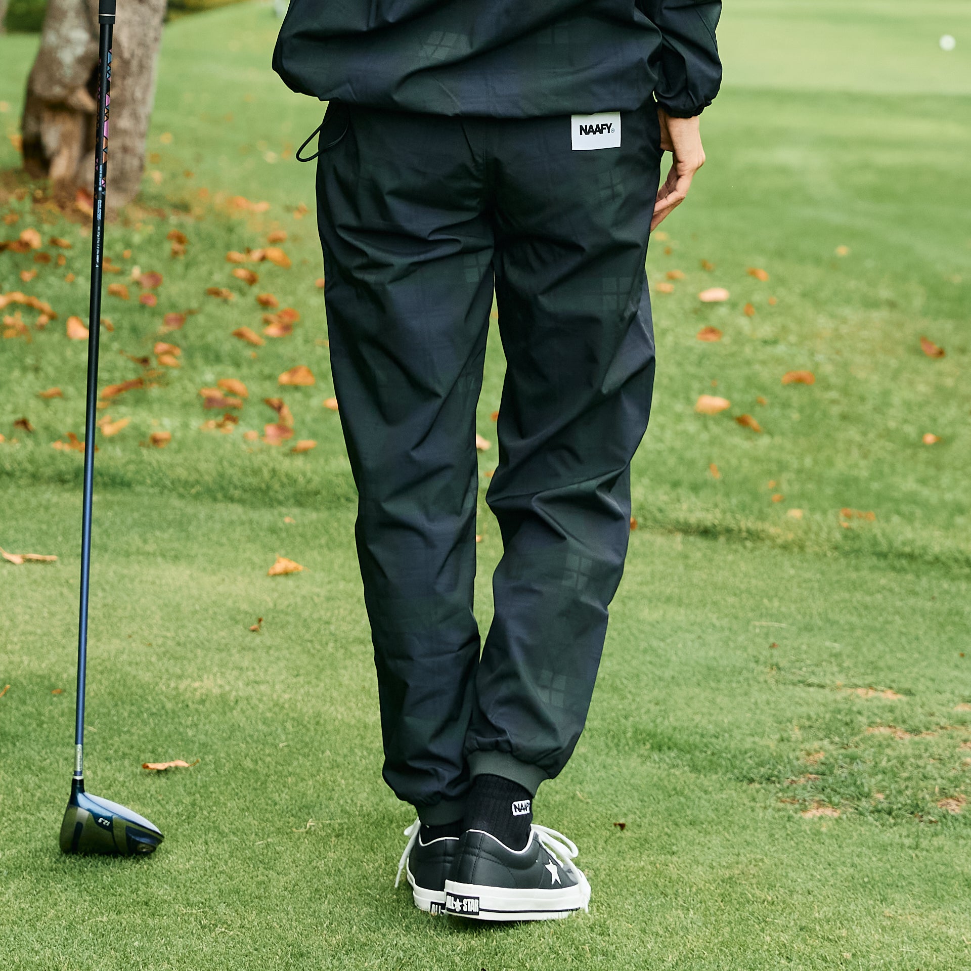 NAAFY PISTE/JOGGER PANTセット　L ブラック ブラックウォッチ柄 ジョガーパンツ - NAAFY公式ストア