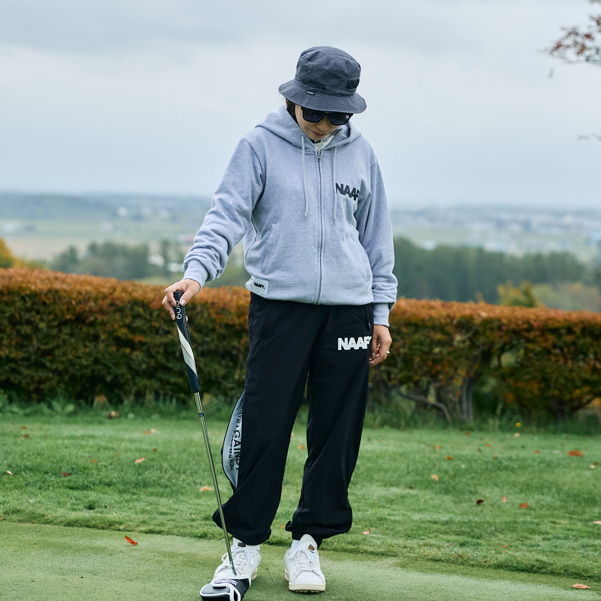 【美品】NAAFY、ZIP HOODIE、ジップパーカー、Lサイズ ジップアップフーディー - NAAFY公式ストア