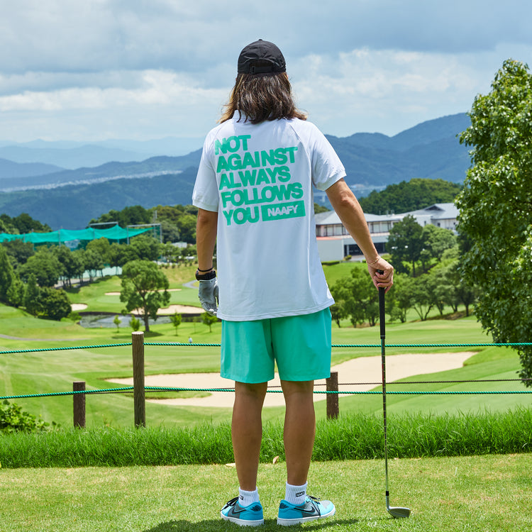 S/S POLO HALF ZIP - GREEN