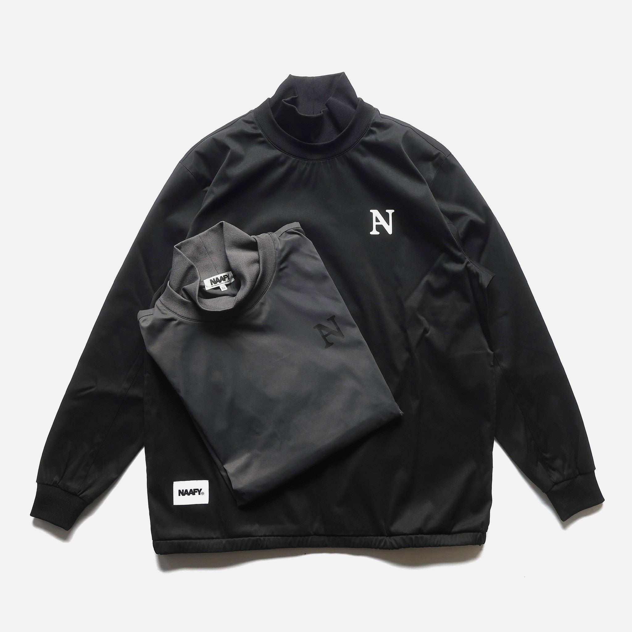 CLUBHAUS × NAAFY XL クラブハウス ピステ　ジャケット 黒 CLUBHAUS × NAAFY XL クラブハウス ピステ ジャケット 黒 NO