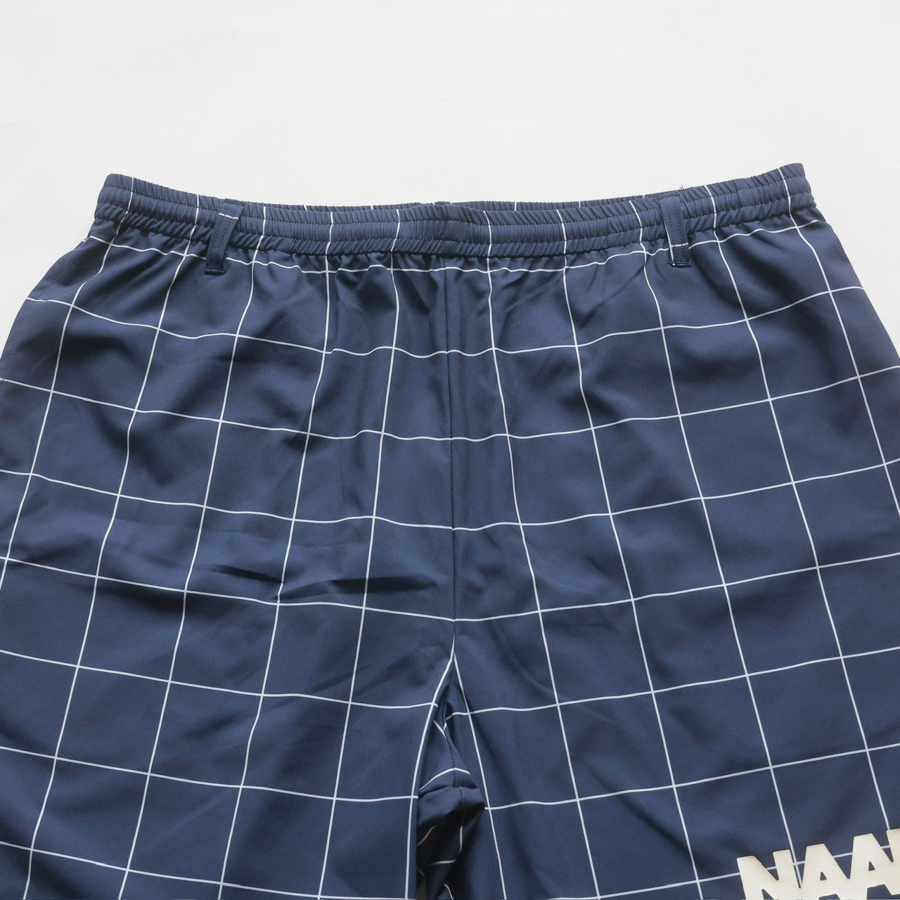 WINDOWPANE CHECK NYLON SHORTS