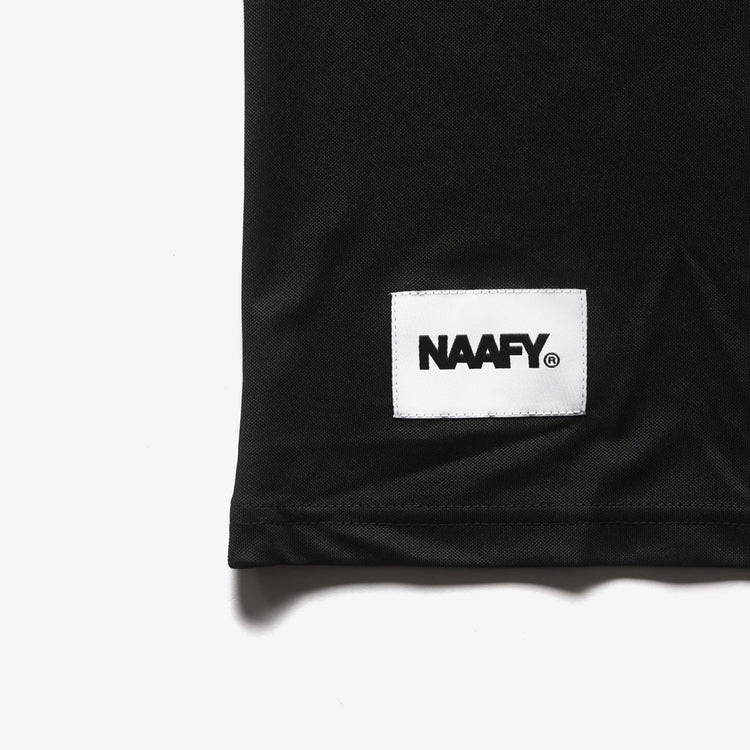 NAAFY Half Zip Short Sleeve Polo Shirt
