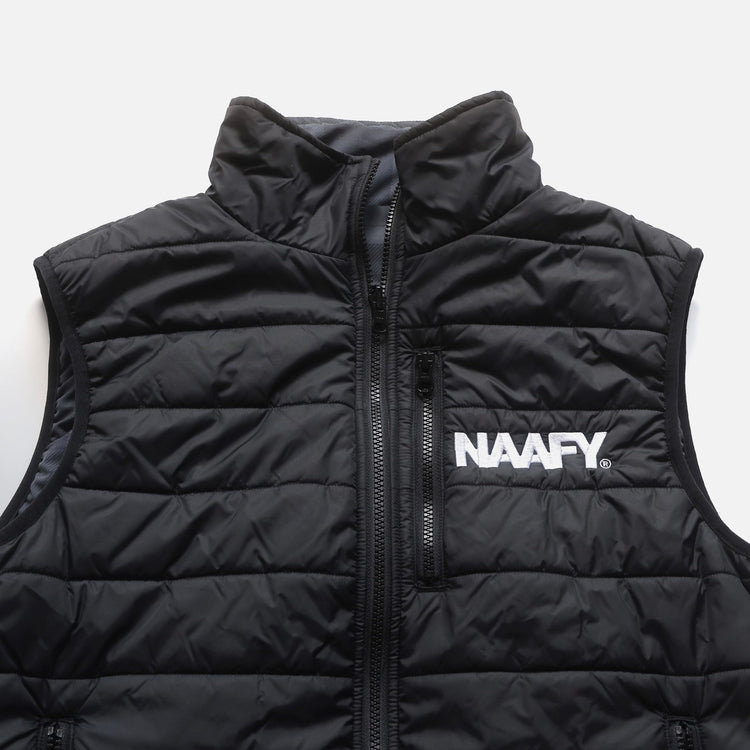 NAAFY RIVERSIBLE PADDED VEST