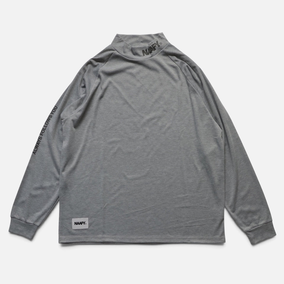 L/S MOCKNECK 2 - GRAY