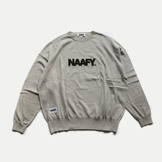 CREWNECK KNIT - GRAY