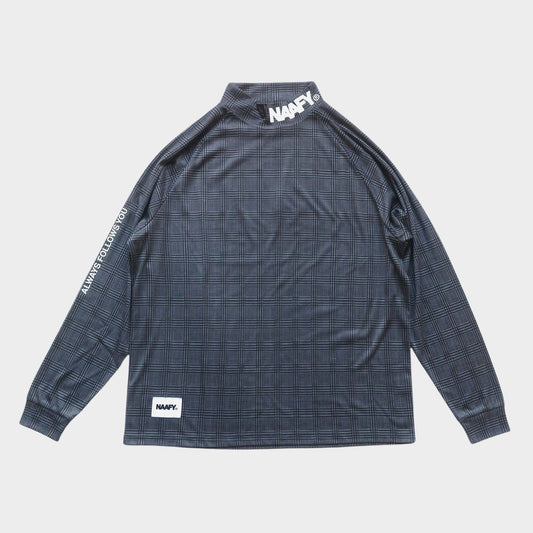 GLEN CHECK L/S MOCKNECK