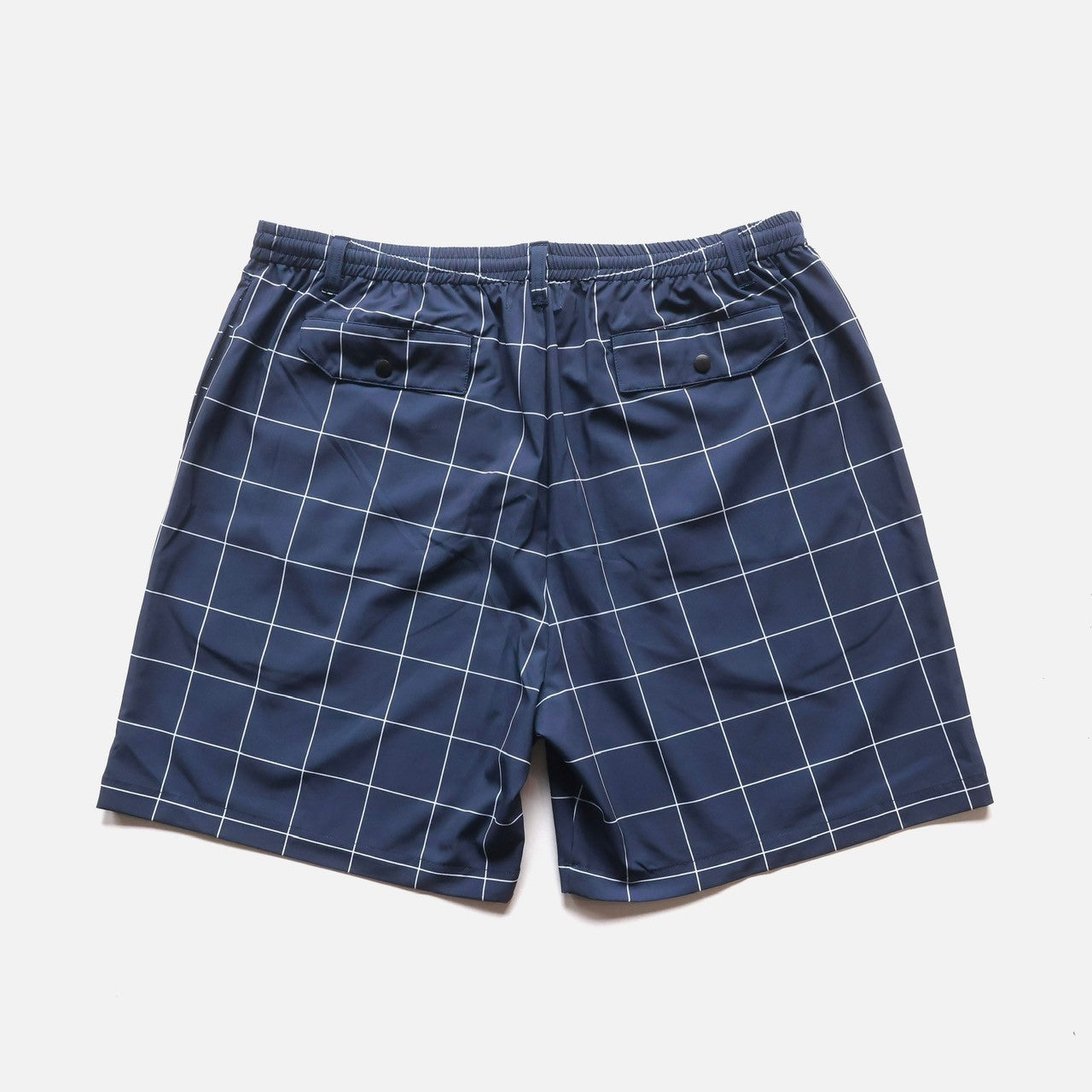 WINDOWPANE CHECK NYLON SHORTS