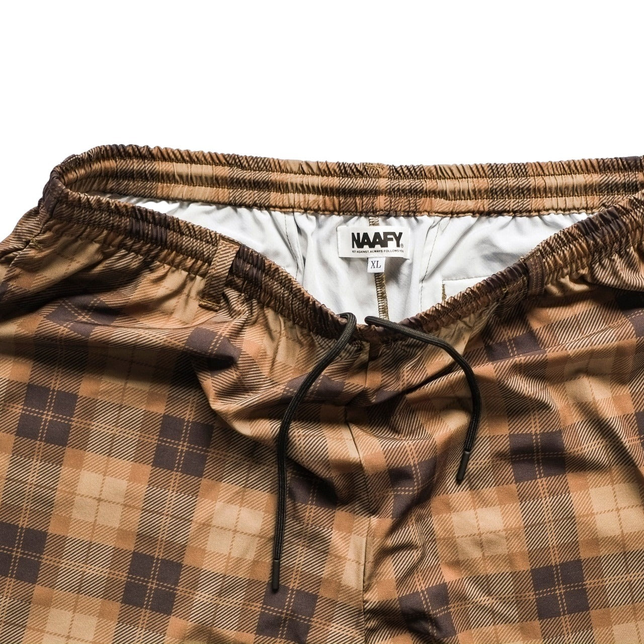 PLAID NYLON SHORTS 2