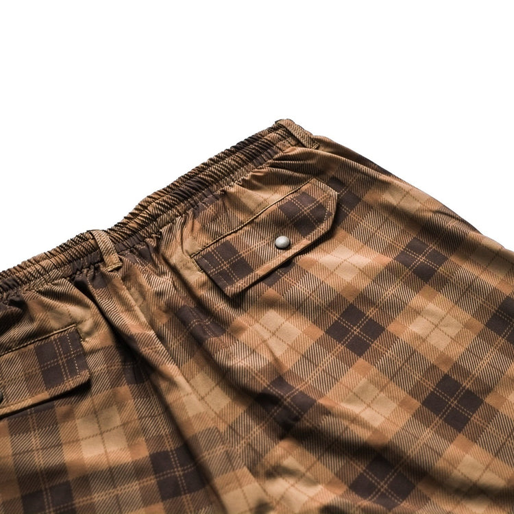 NAAFY Nylon Shorts 2 Plaid Pattern