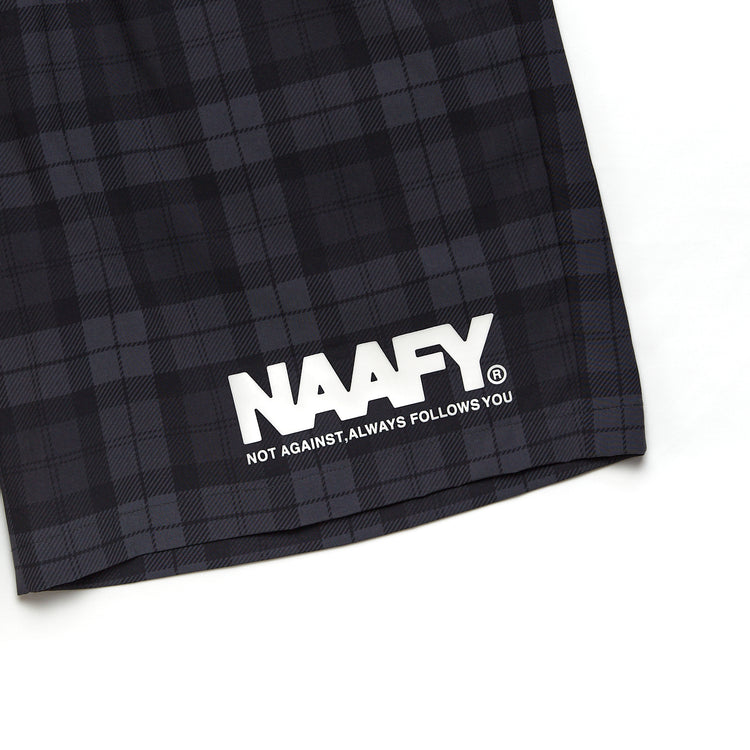 NAAFY Nylon Shorts 2 Plaid Pattern