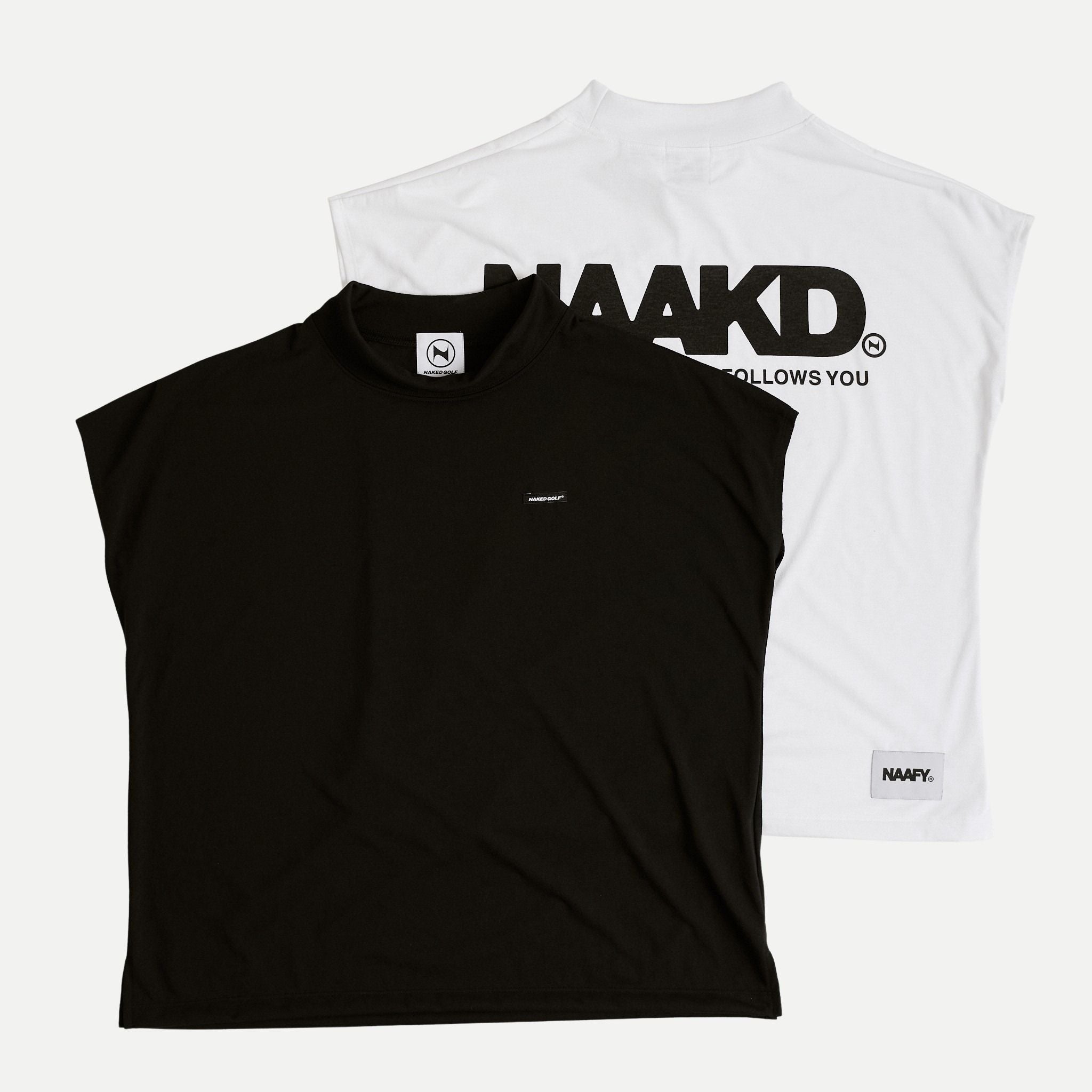 【新品未使用タグ付き】 CPG GOLF モックネック　ノースリーブ　ブラック NAKED GOLF® / NAAFY® ノースリーブモックネック - NAAFY公式ストア