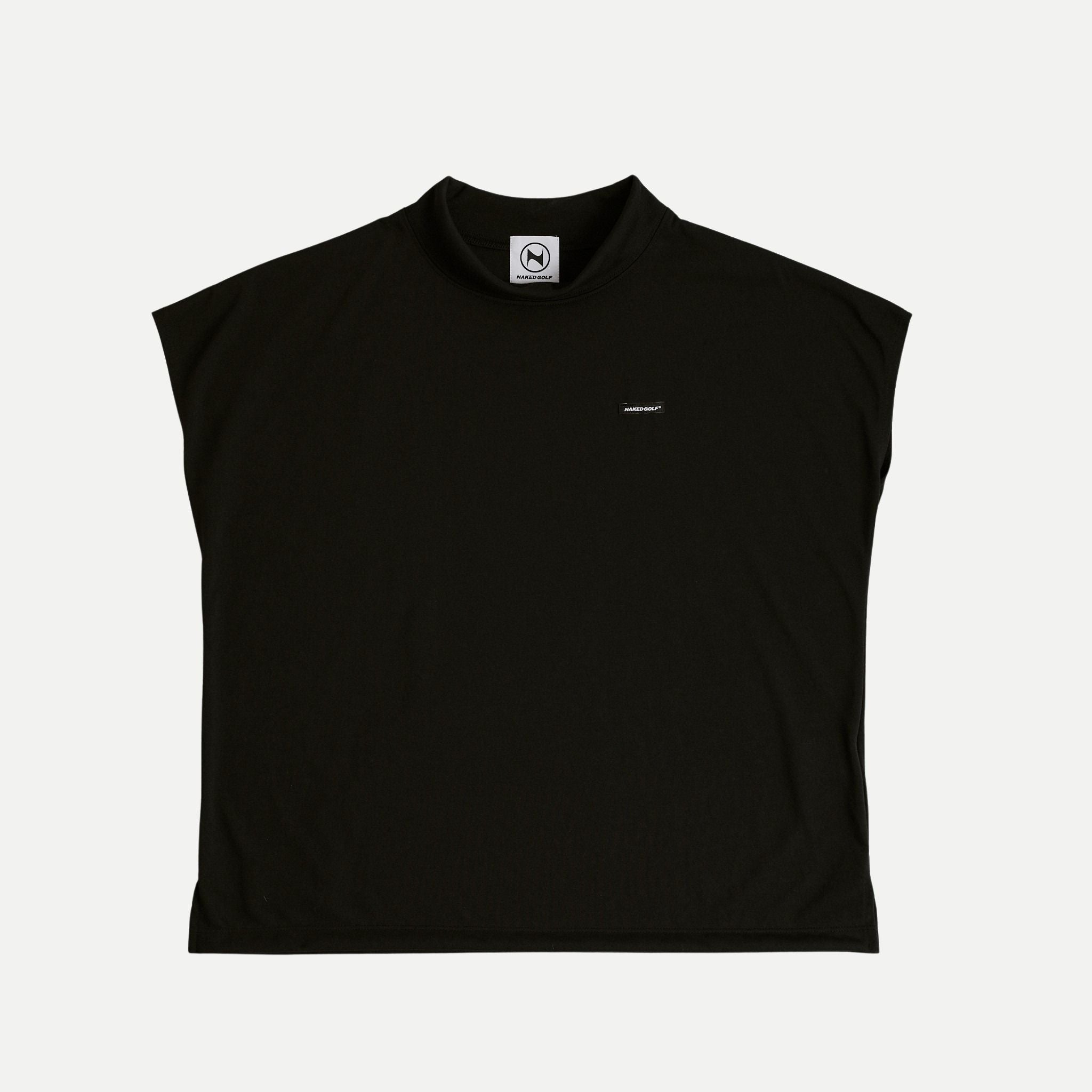 【新品未使用タグ付き】 CPG GOLF モックネック　ノースリーブ　ブラック NAKED GOLF® / NAAFY® ノースリーブモックネック - NAAFY公式ストア