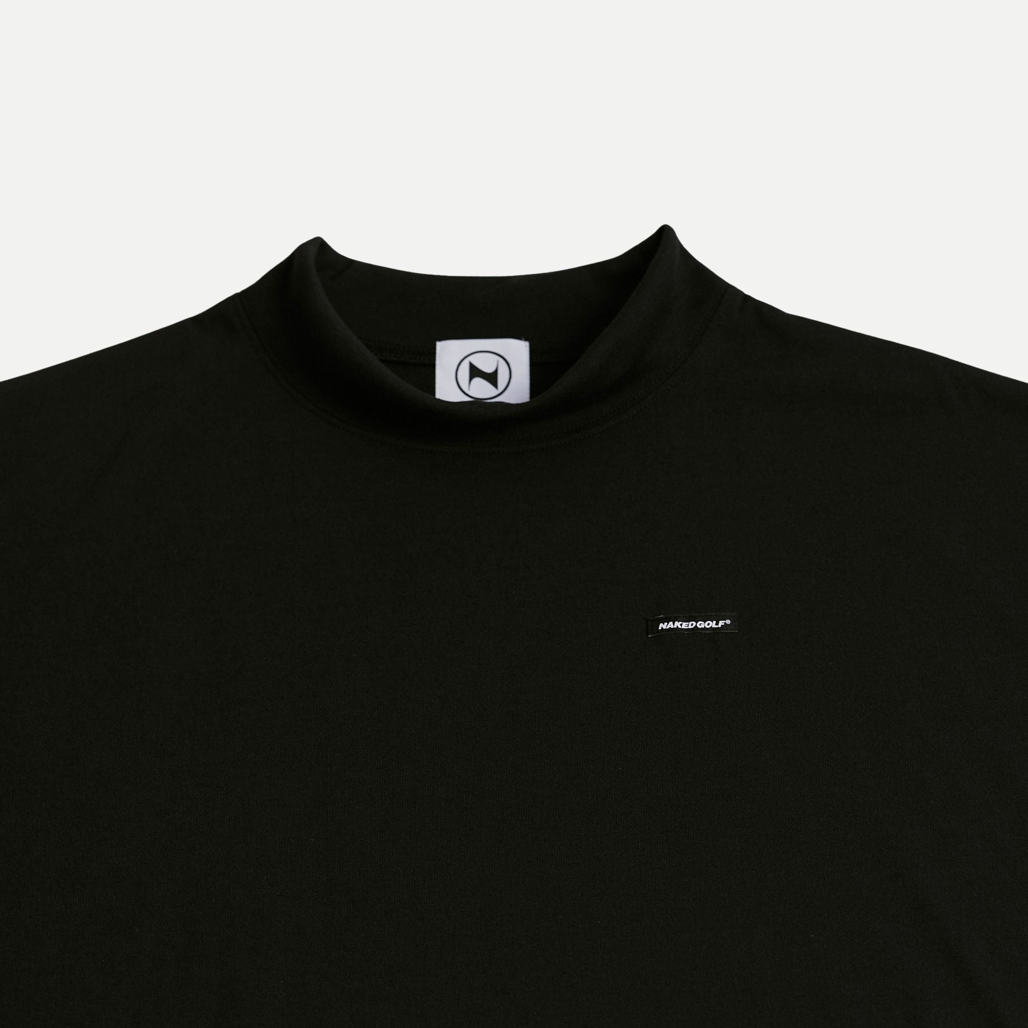 NAKED GOLF モックネックシャツ ブラック Fサイズ NAKED GOLF® / NAAFY® ノースリーブモックネック - NAAFY公式ストア