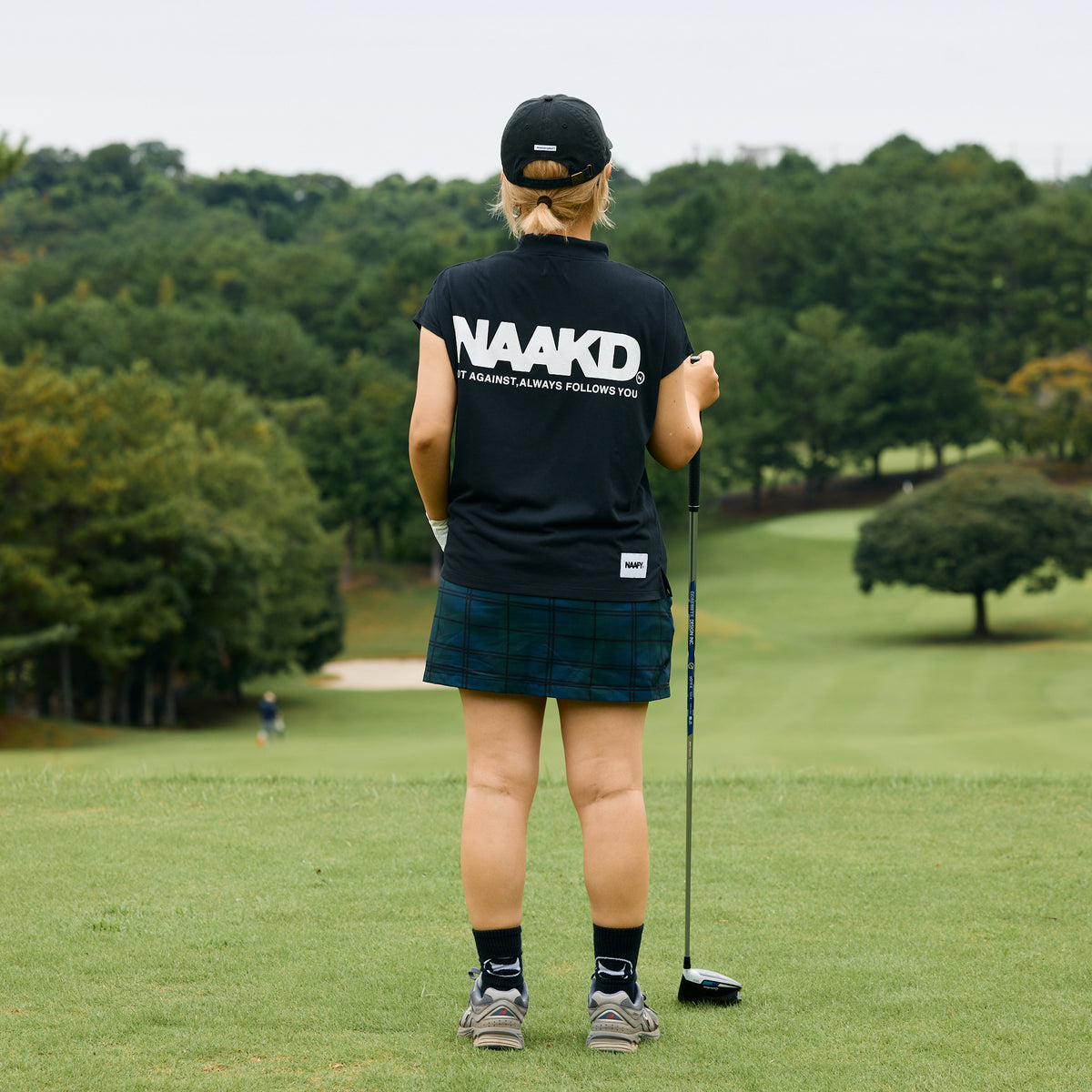 NAKED GOLF® / NAAFY® SLEEVELESS MOCKNECK