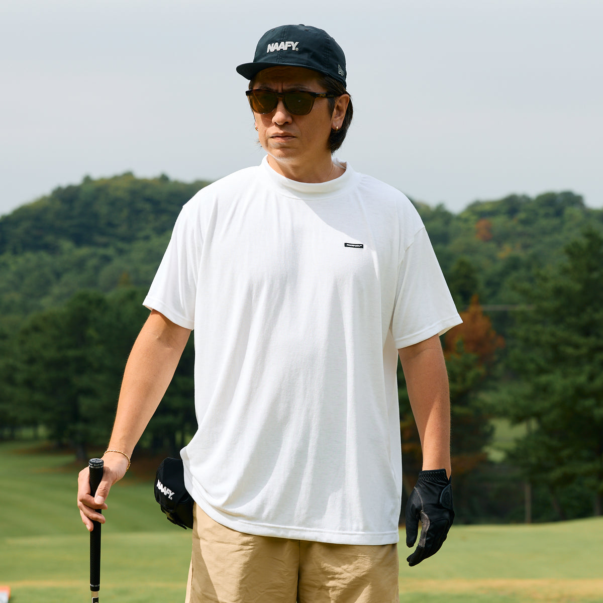 NAKED GOLF® / NAAFY® S/S MOCKNECK