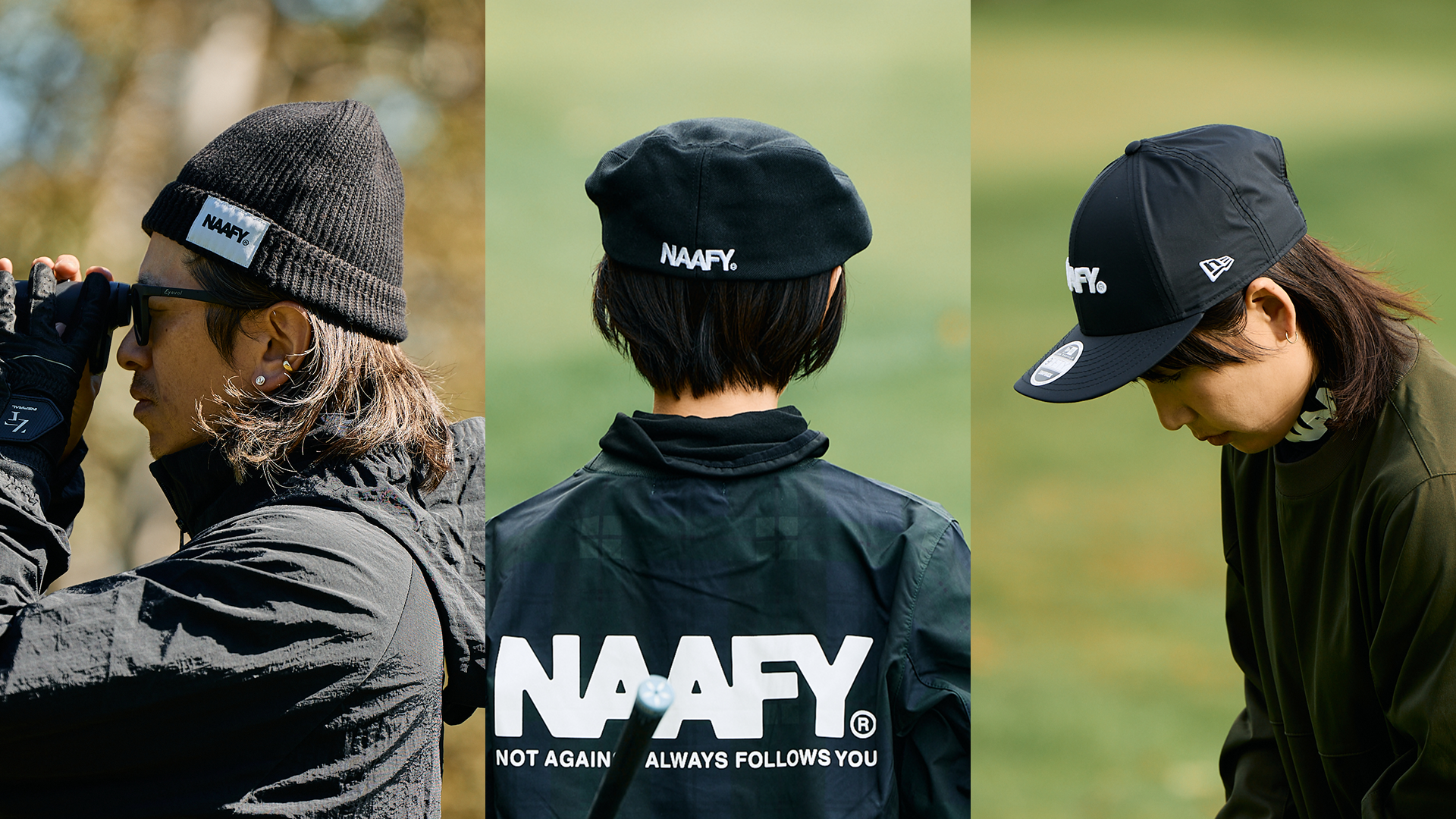 NAAFY ゴルフ　スニード　新品タグ付き NAAFY - Not Against Always Follows You