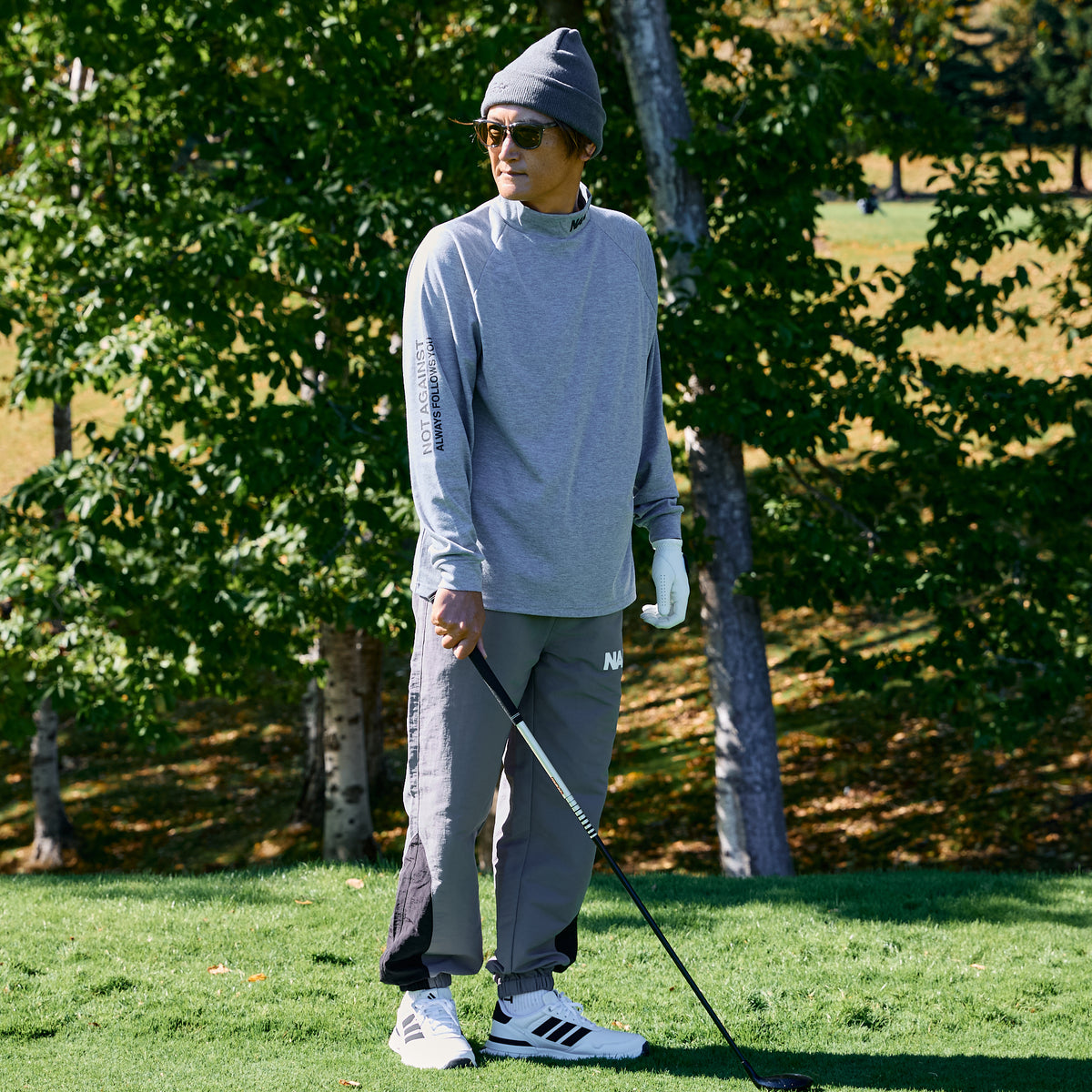 L/S MOCKNECK 2 - GRAY