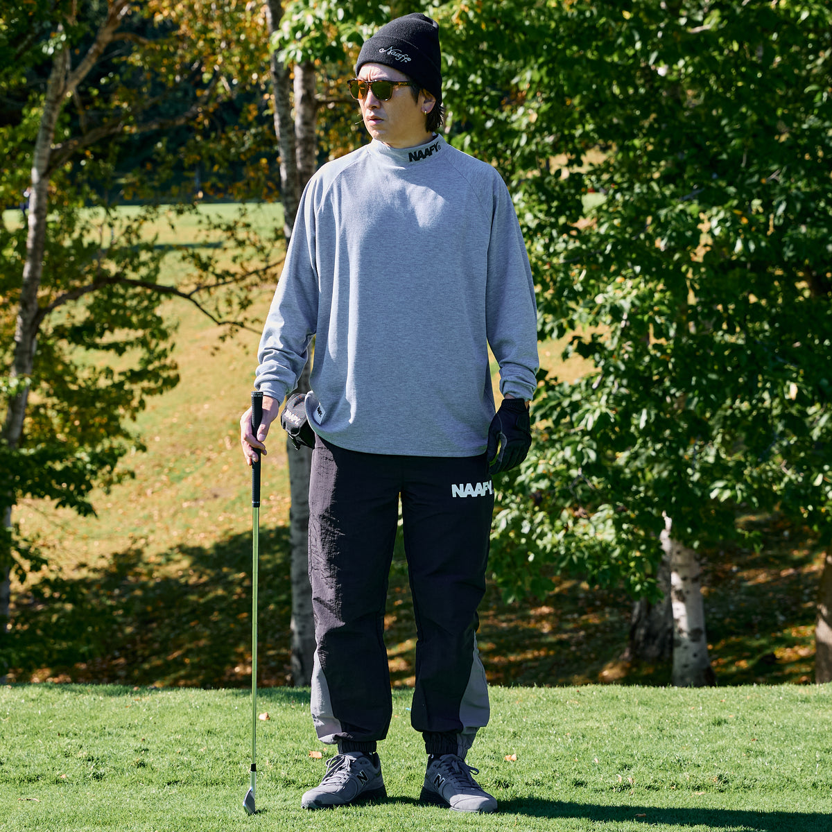 L/S MOCKNECK 2 - GRAY